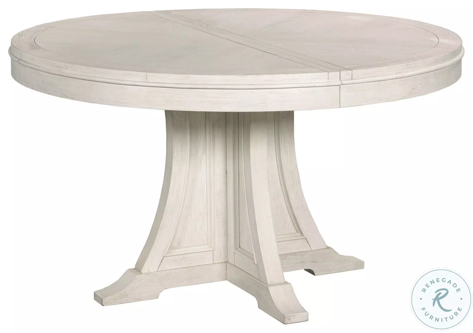 Jolet Eggshell Extendable Round Dining Room Set From Home Gallery