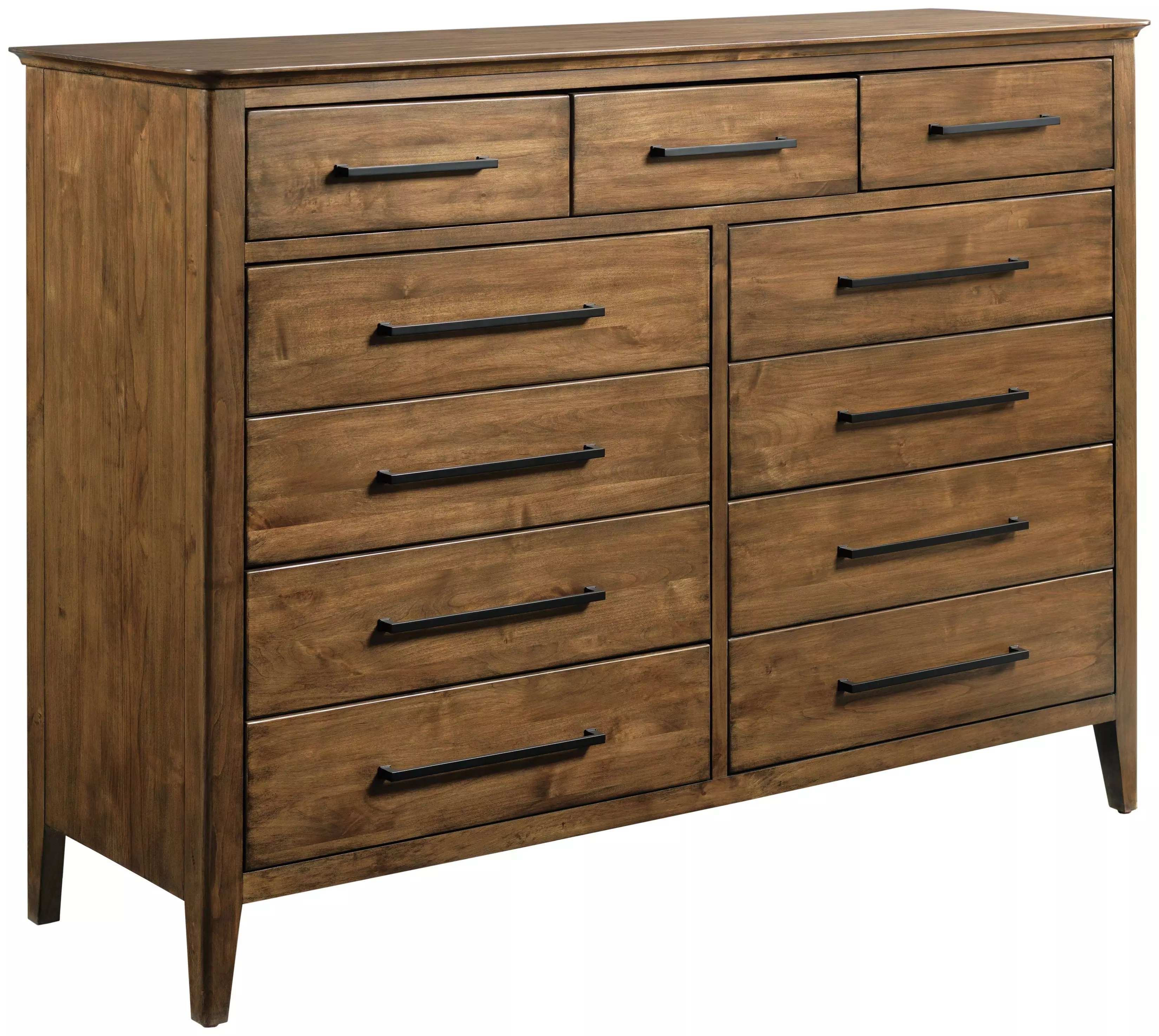 Abode Larson Medium Stain Tall 11 Drawer Dresser From Kincaid