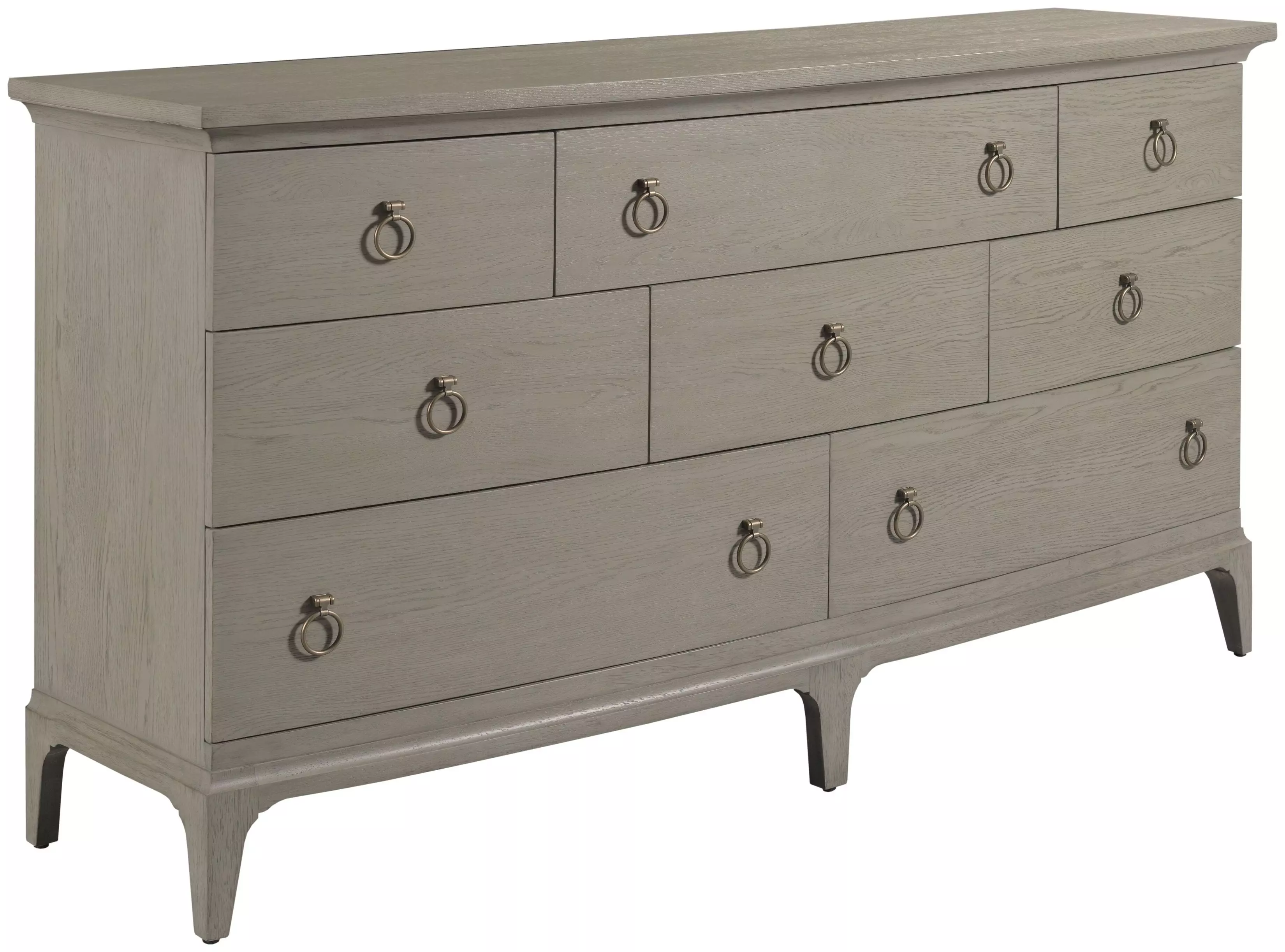 Milan Gray 8 Drawer Dresser from American Drew | Coleman Furniture