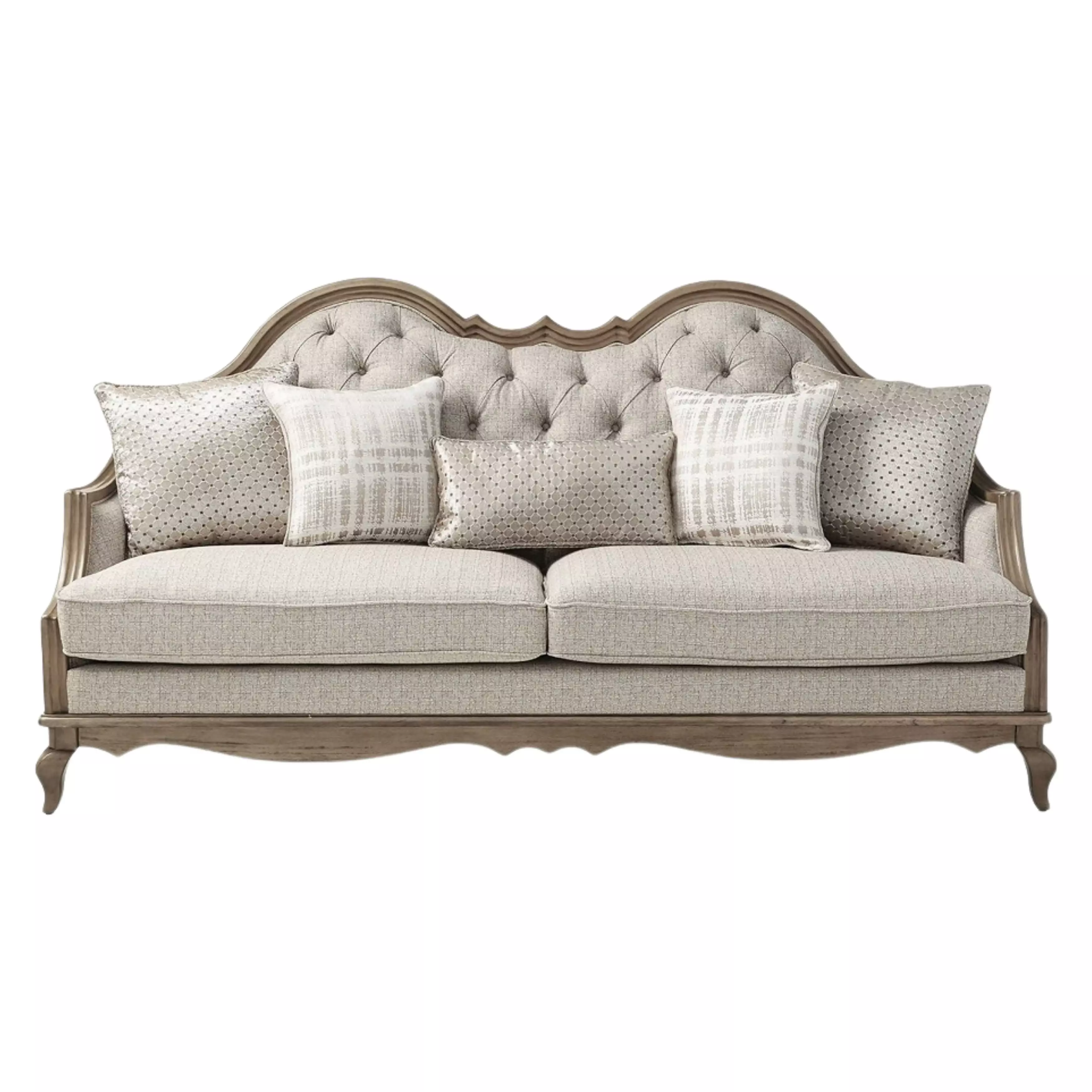 Chelmsford Beige Fabric and Antique Taupe 86