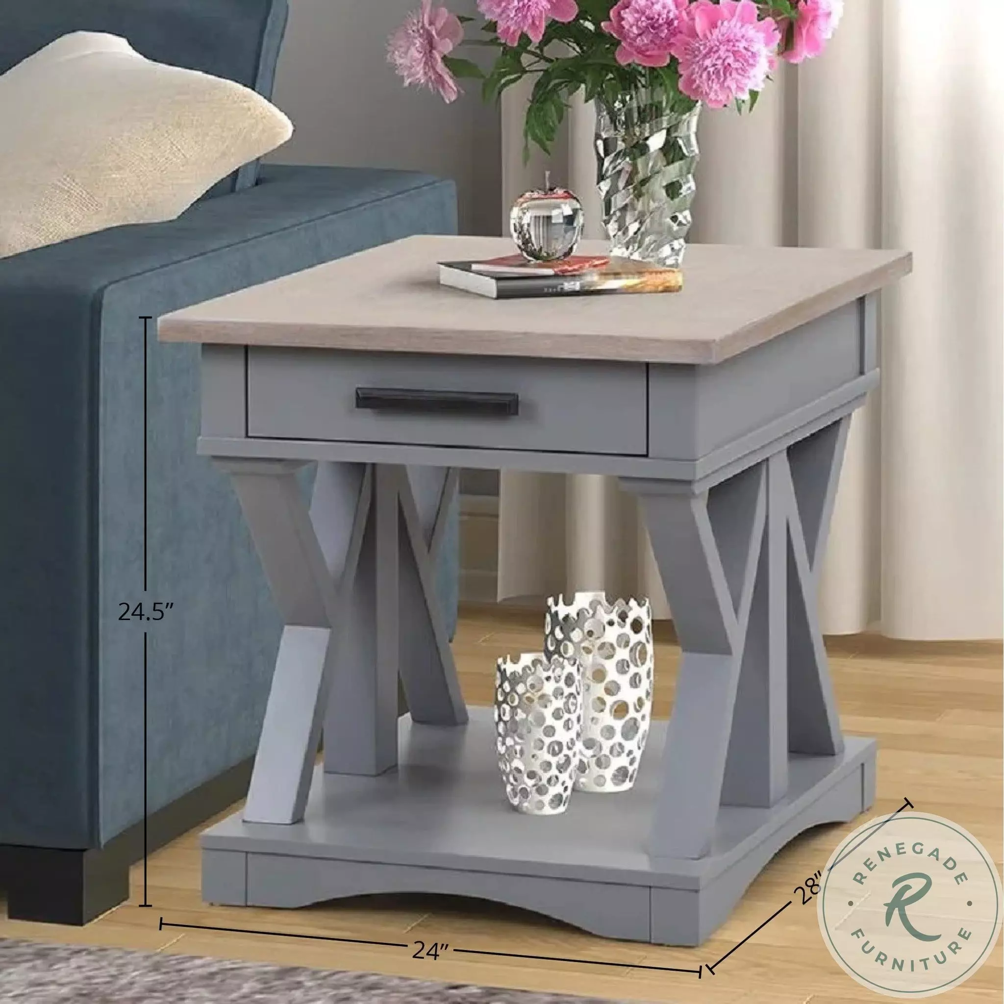 Nantucket Dove End Table