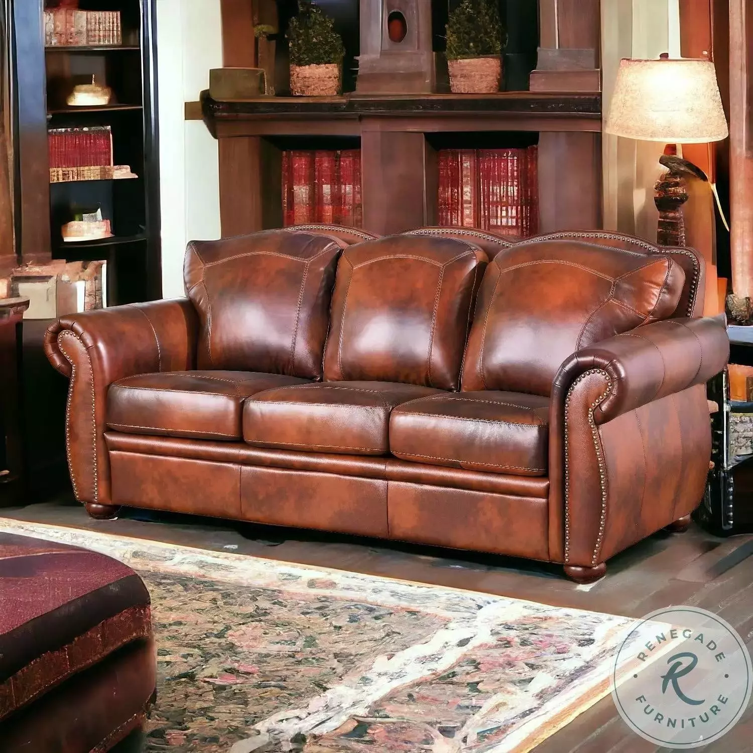 Cambria Arizona Marco Leather Sofa from Leather Italia (1444-6110