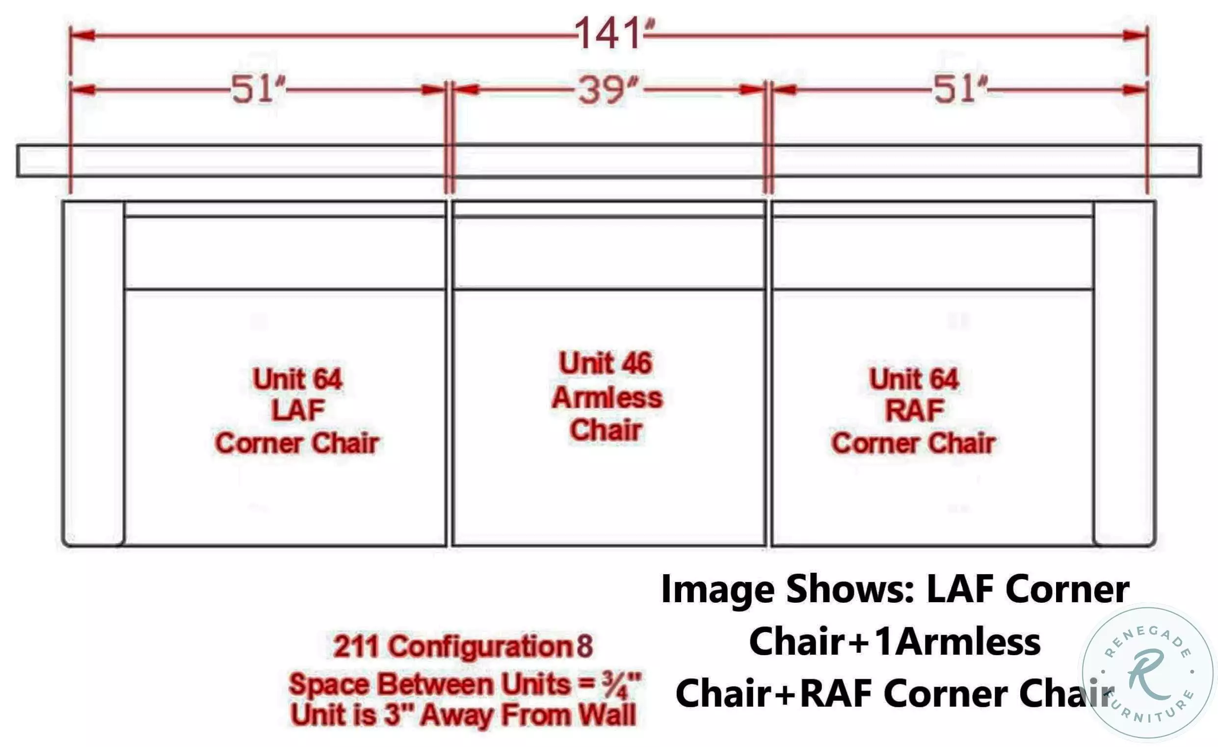 Lindyn Fog Modular Sofa