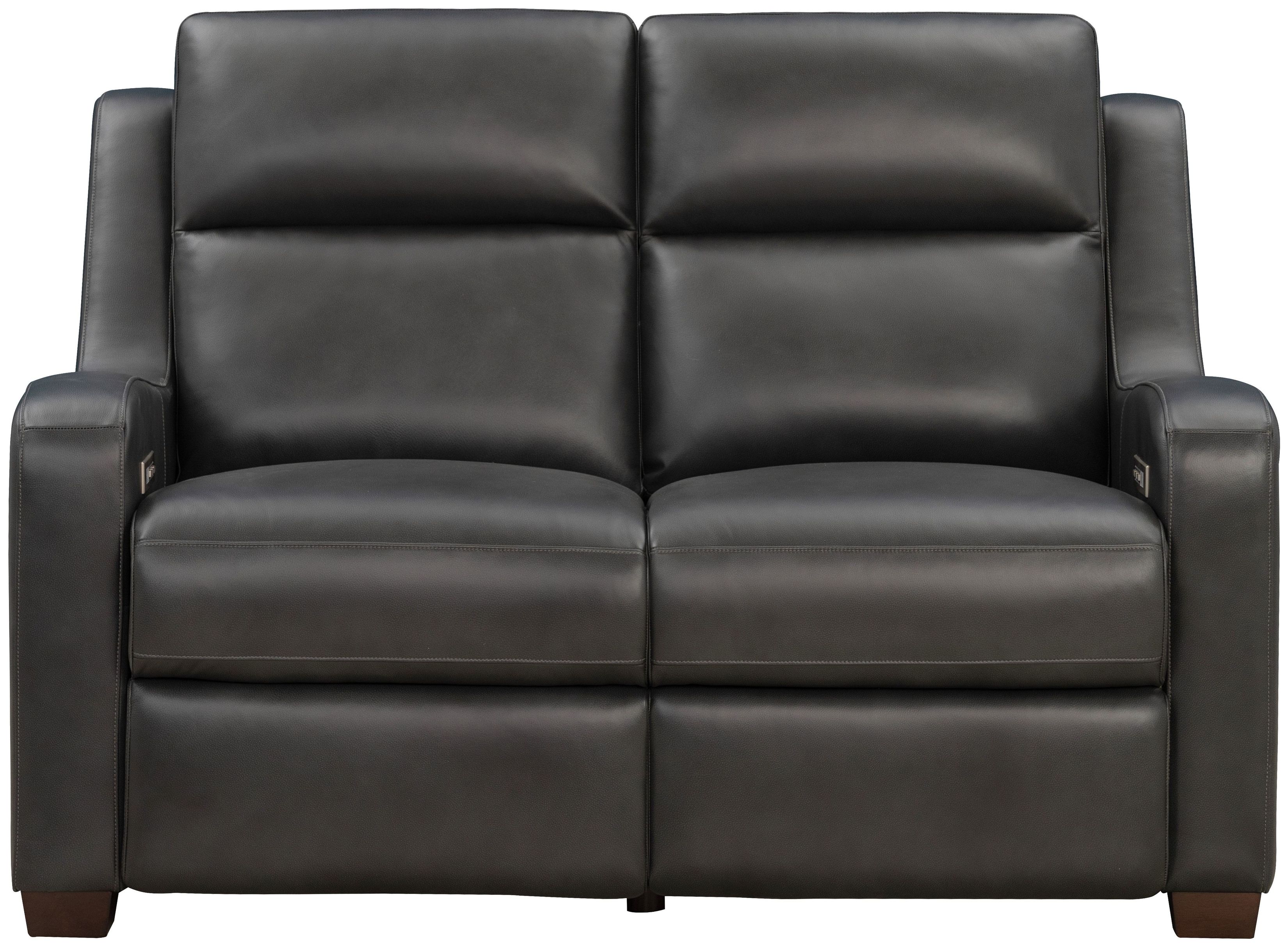 Ayden Elway Dark Gray Leather 60