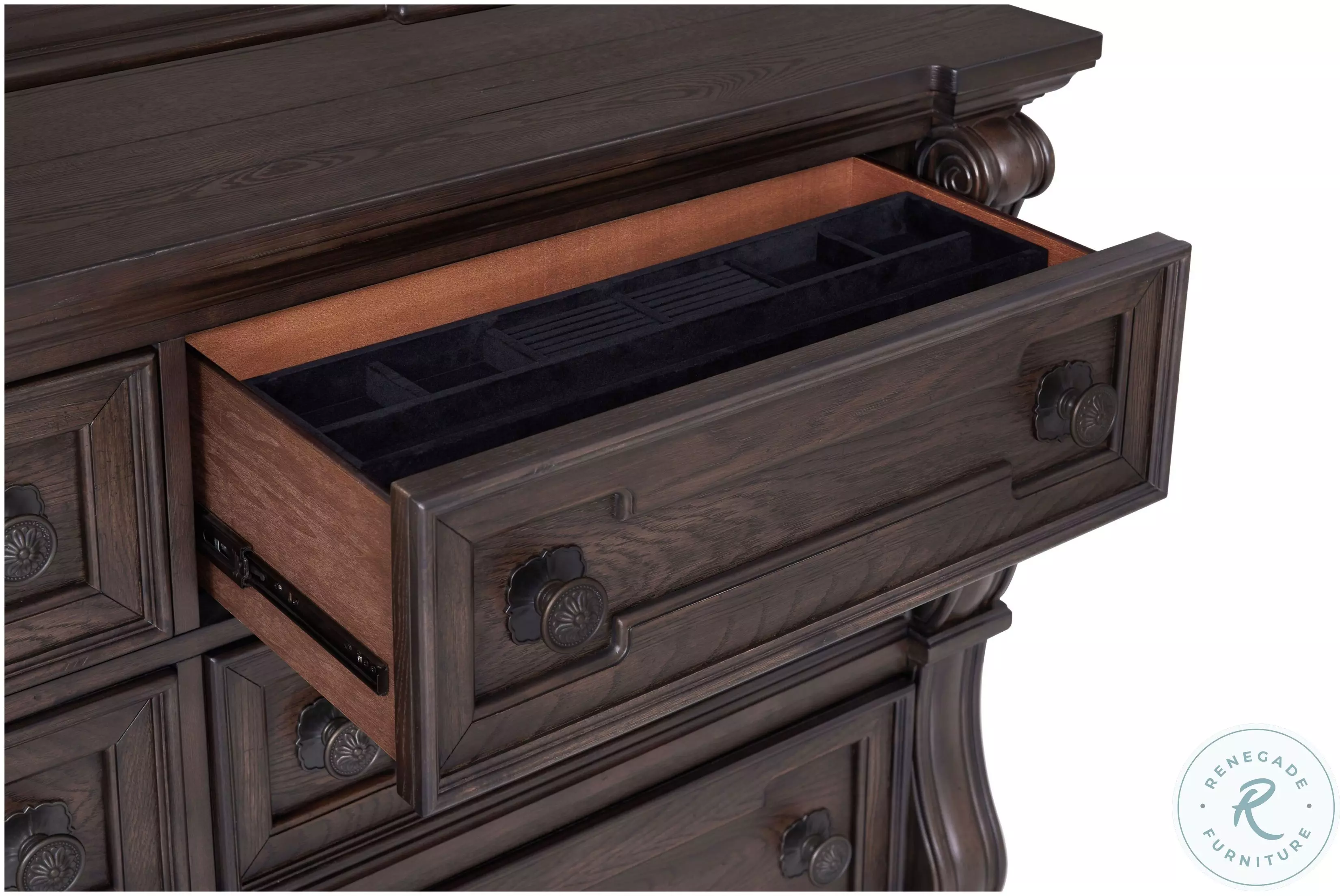 B00284-D-C Distressed Medium Oak Dresser From Avalon Furniture