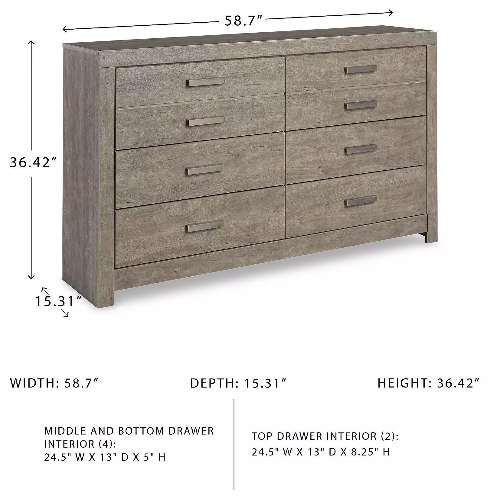 Culverbach Gray Dresser