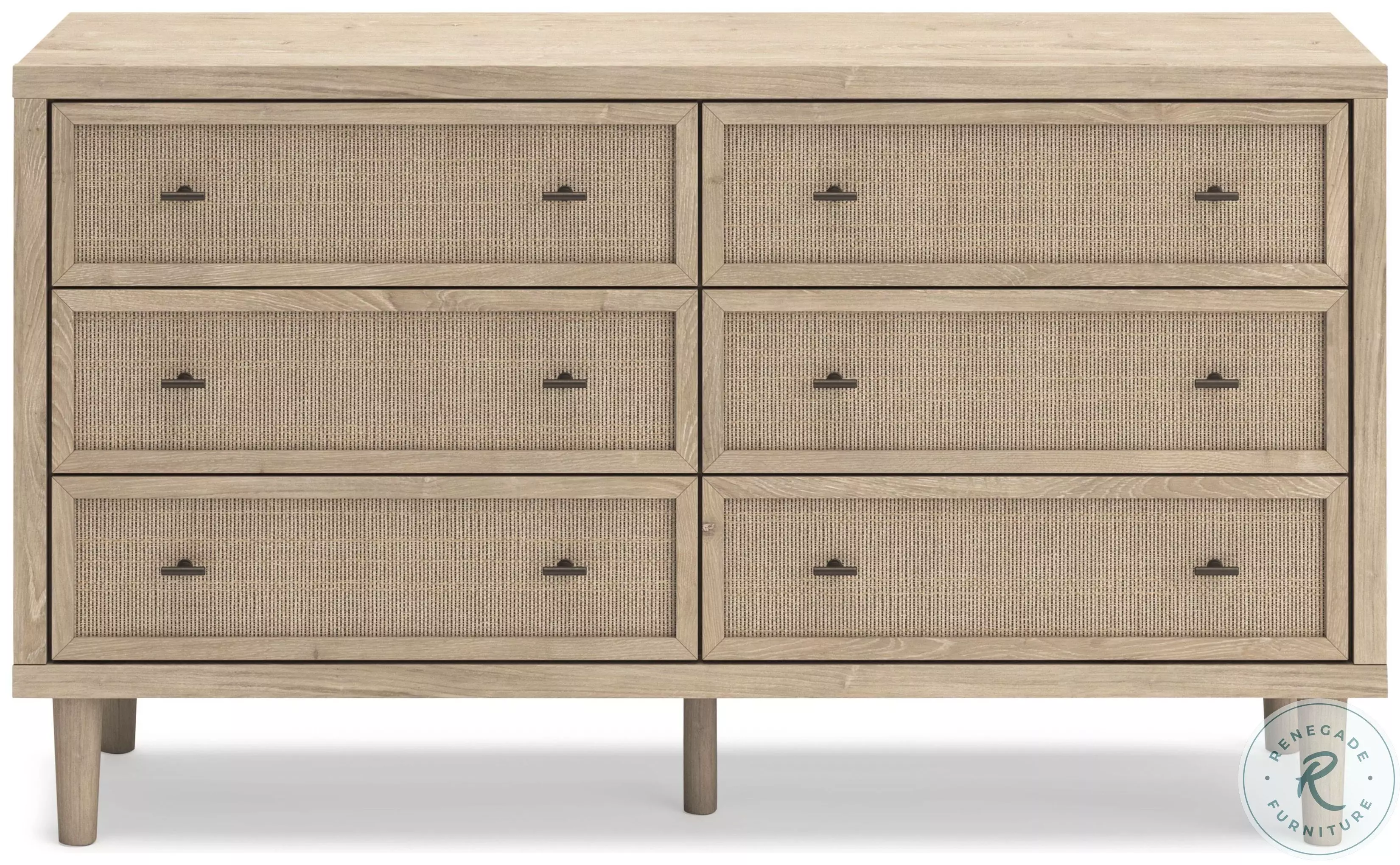 signature design by ashley cielden 6 drawer dresser in tan Cielden Dresser