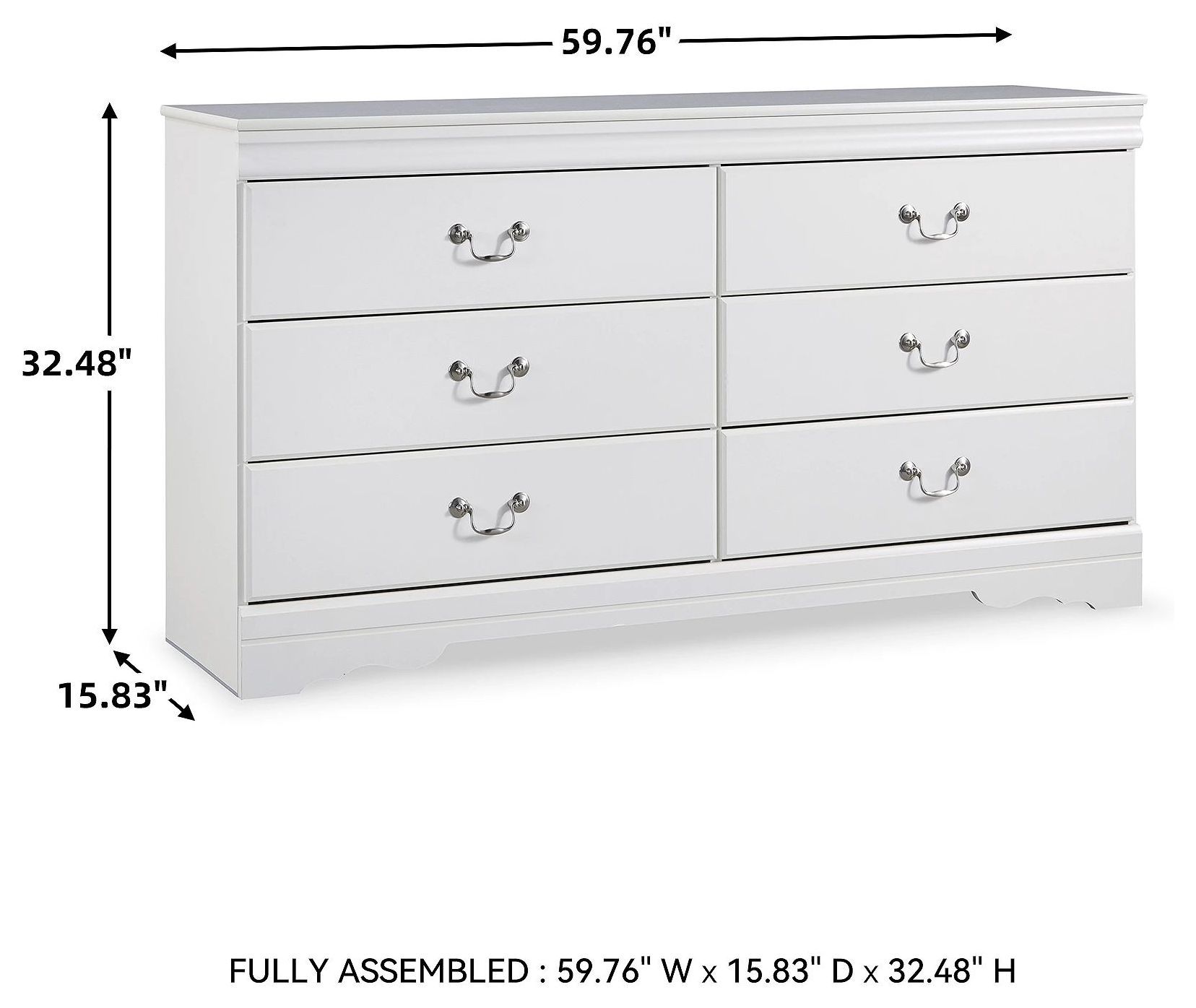 Anarasia White Dresser