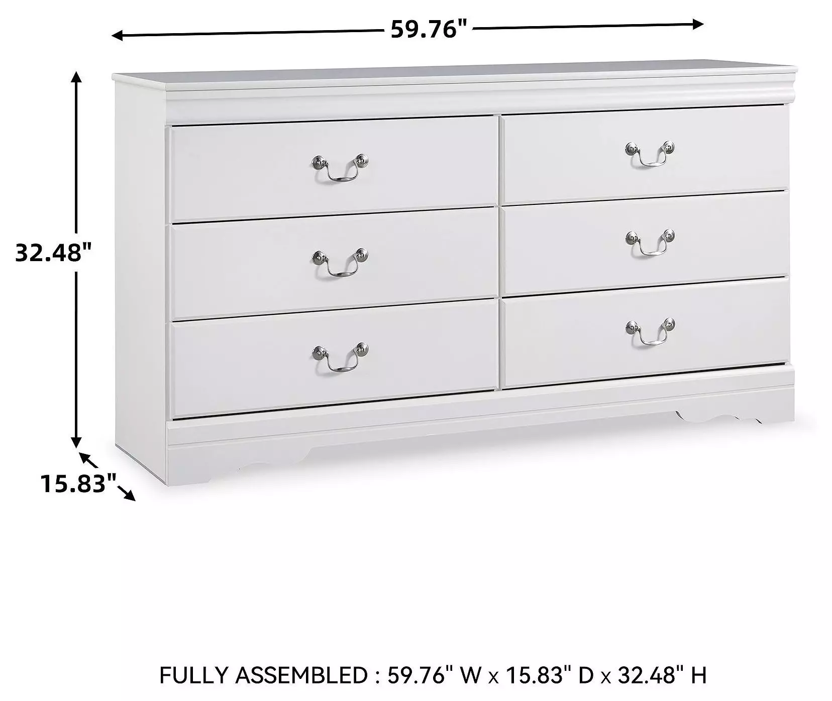 Anarasia White Dresser
