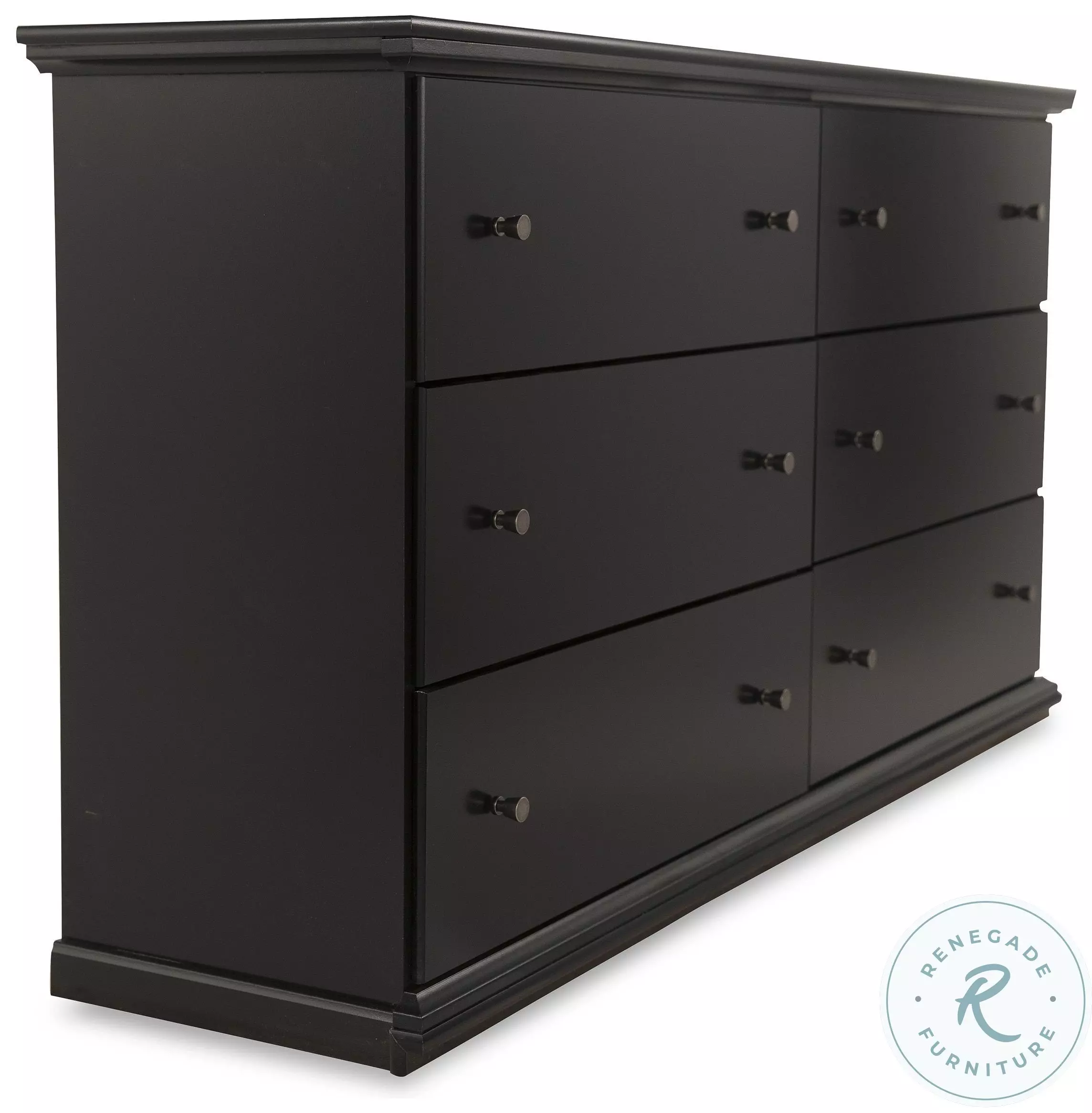 black ashley dresser Ashley Maribel Black Dresser