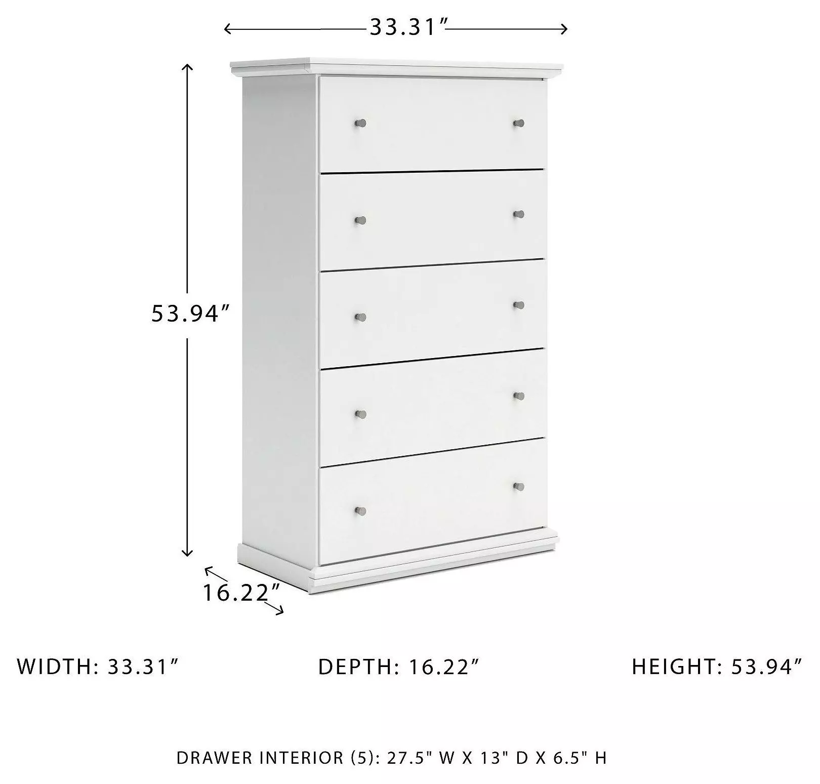 Bostwick Shoals White Chest