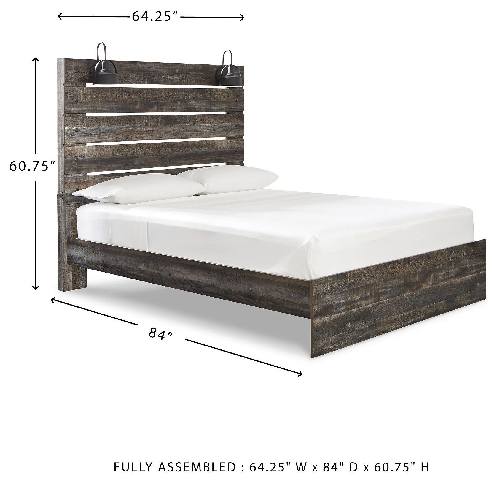 Drystan Queen Panel Bed