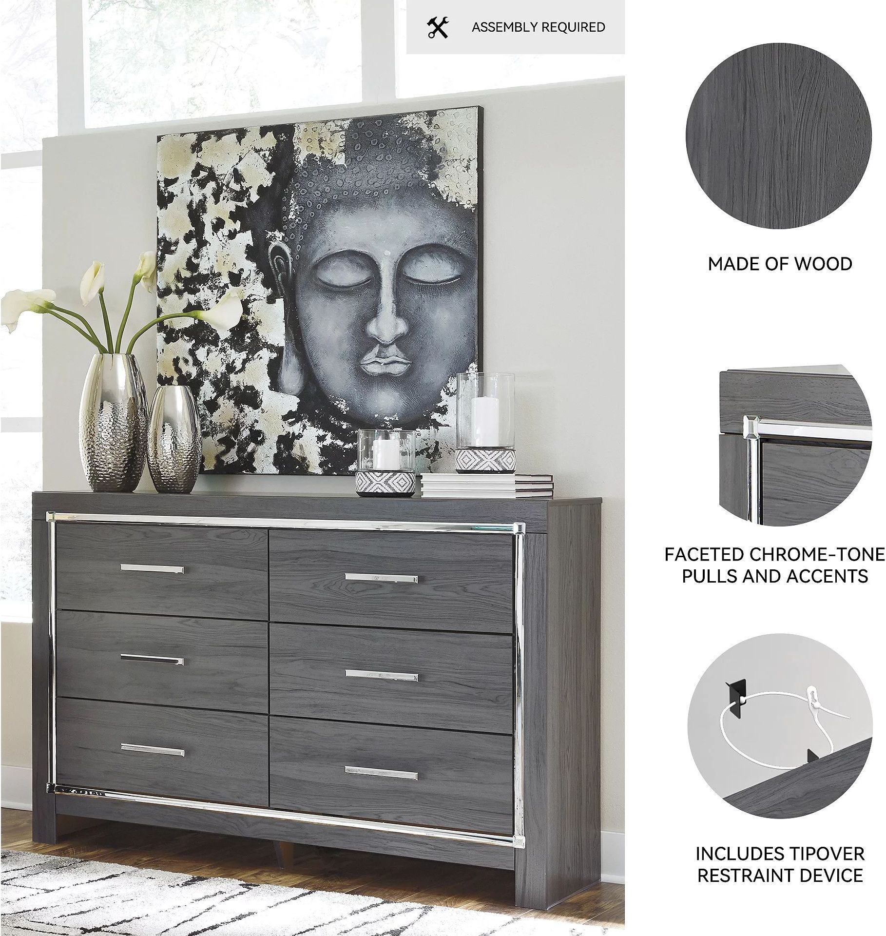 Lodanna Gray Dresser From Home Gallery Stores | Home Gallery Stores Lodanna Gray Dresser From Home Gallery Stores | Home Gallery Stores