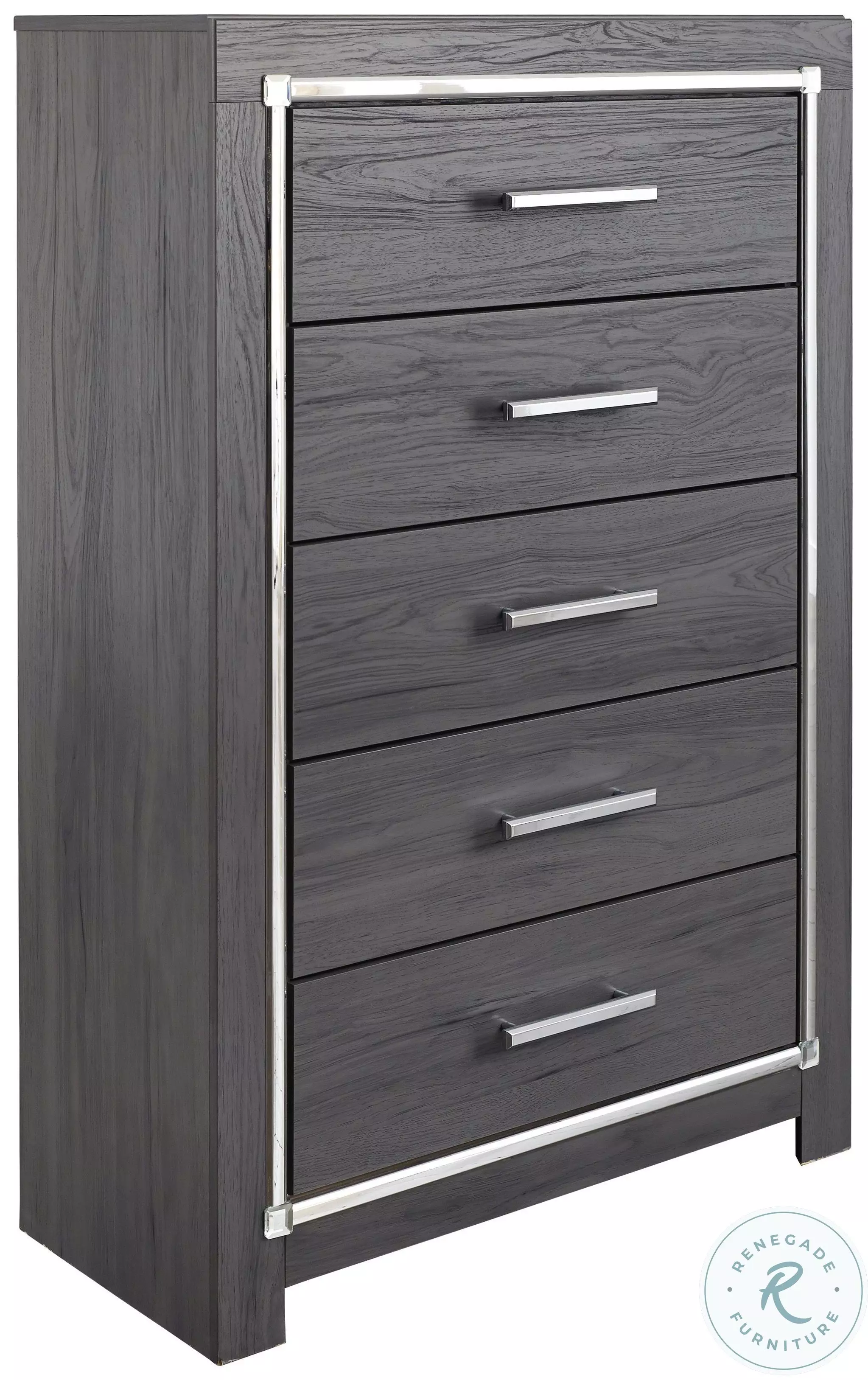 Lodanna Gray 5 Drawer Chest from Ashley | Coleman Furniture