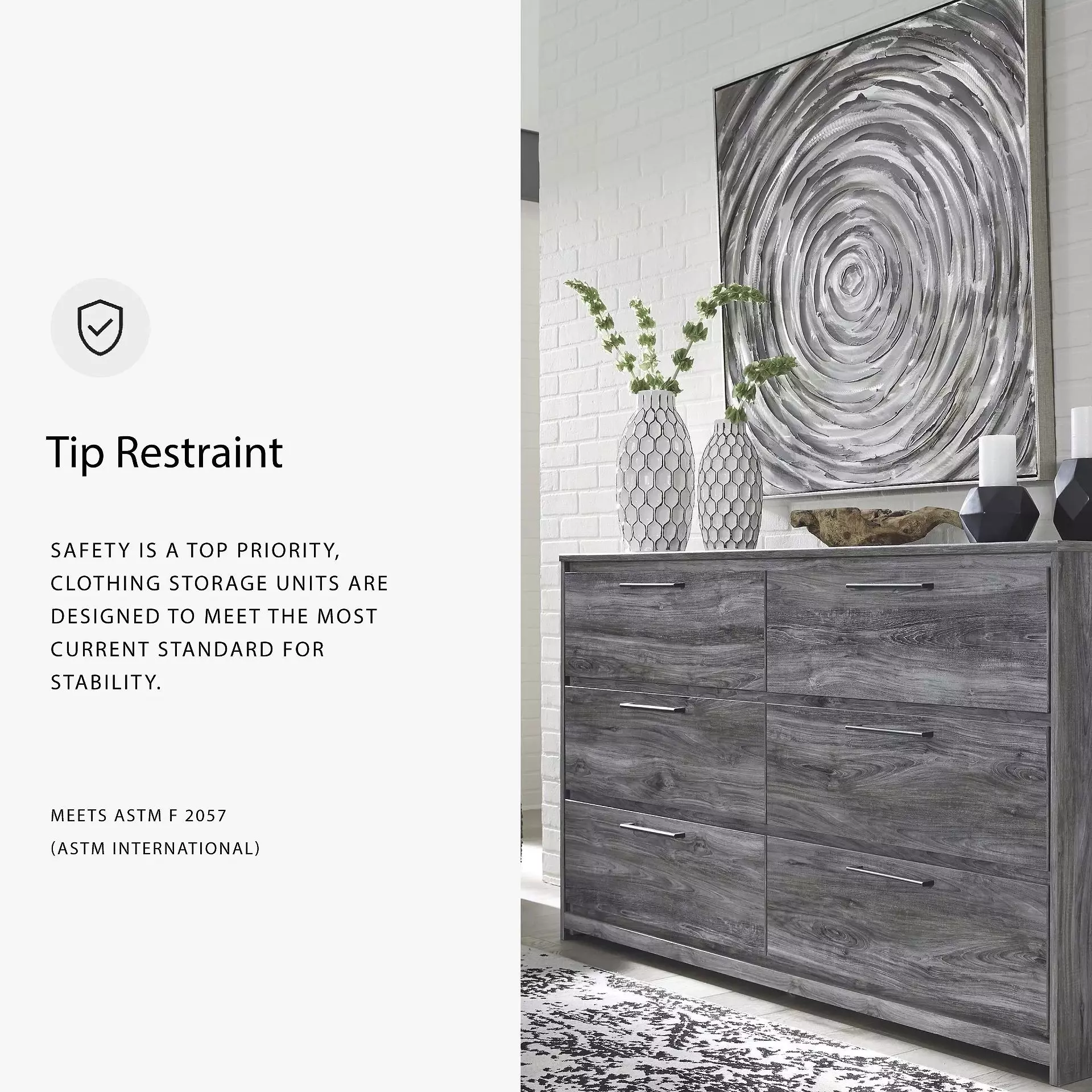 Baystorm Gray Dresser