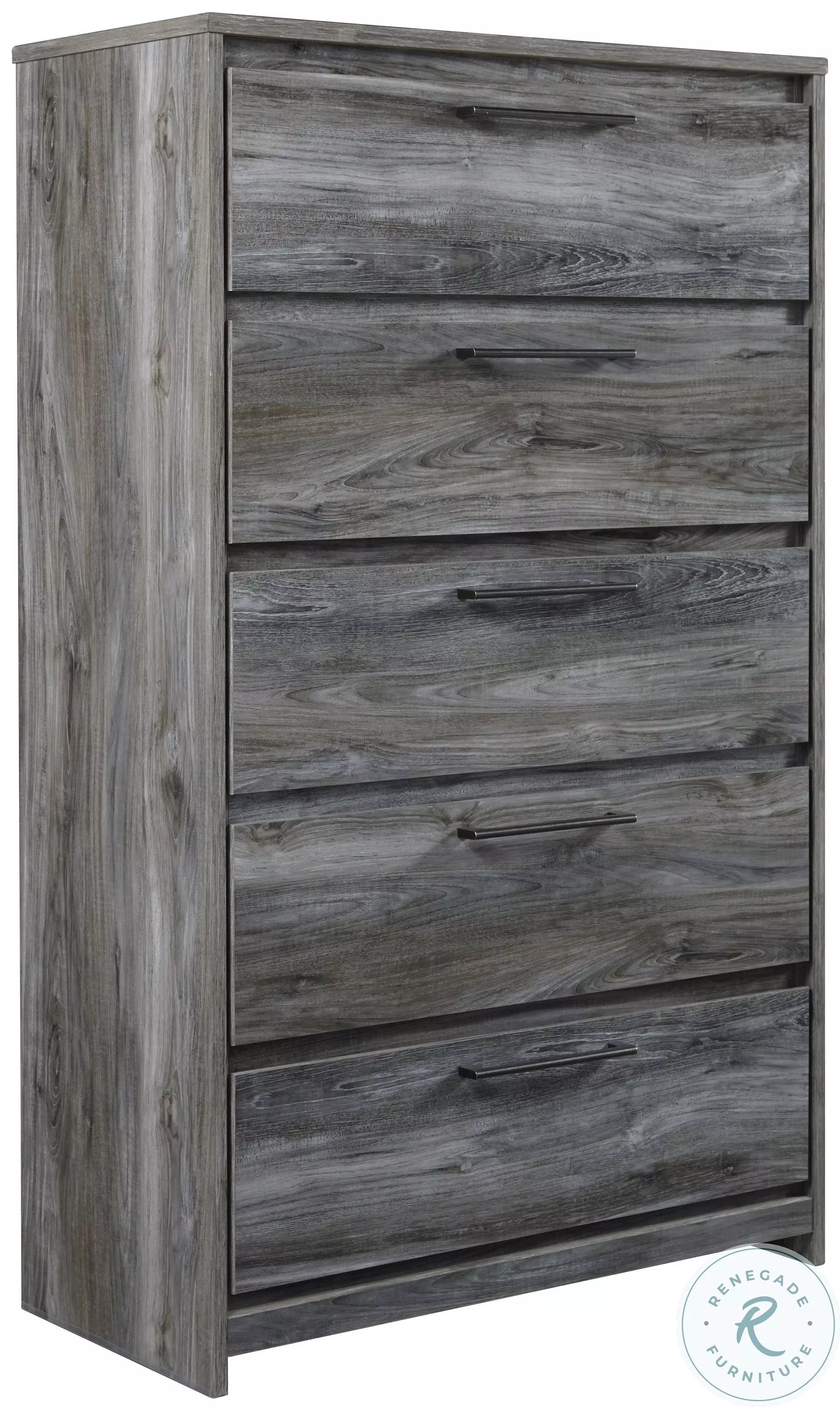 Baystorm Gray 5 Drawer Chest from Ashley | Coleman Furniture