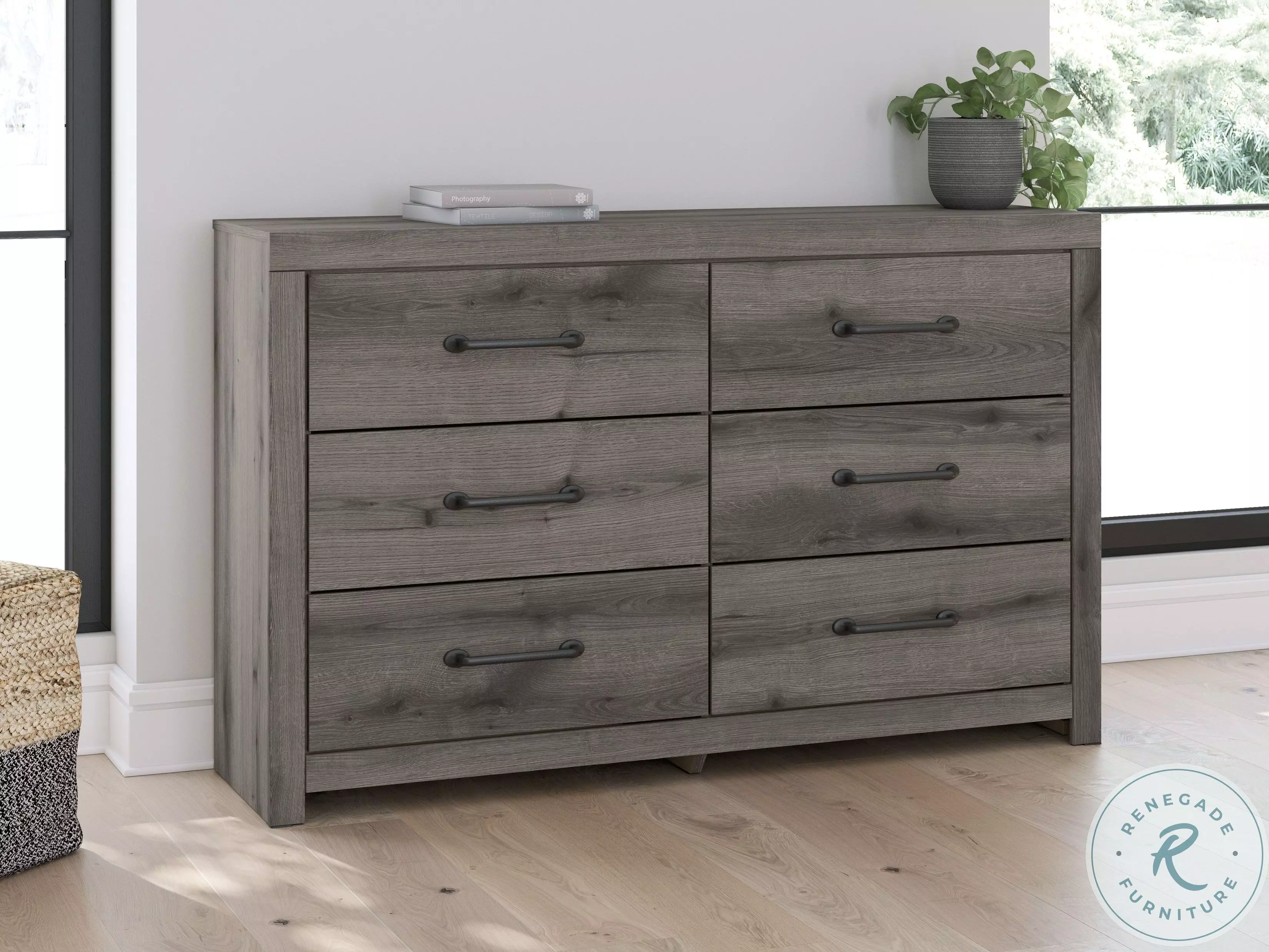 meadow dresser in weathered grey Fondenlane Gray 6 Drawer From Home Gallery Stores Champagne