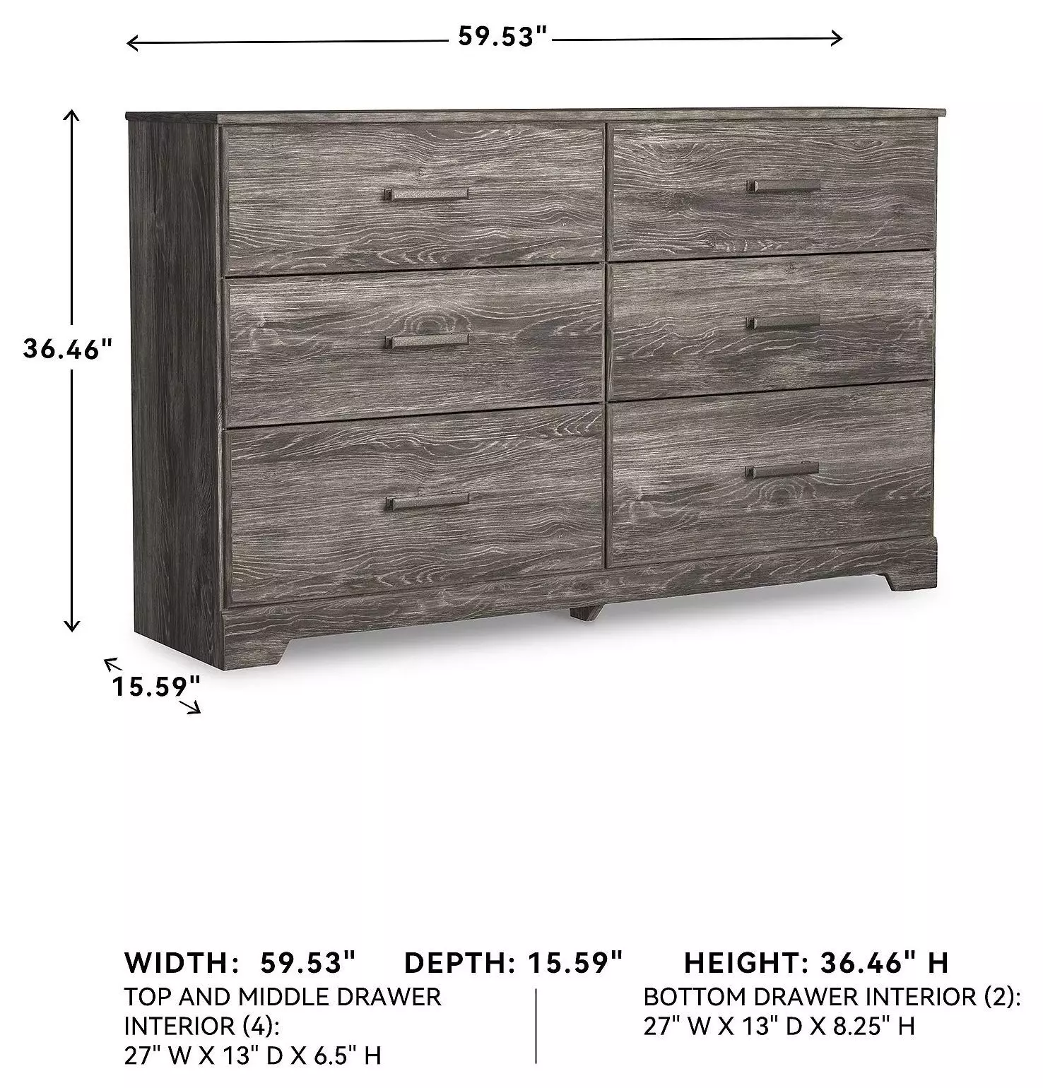 Ralinksi Gray Dresser