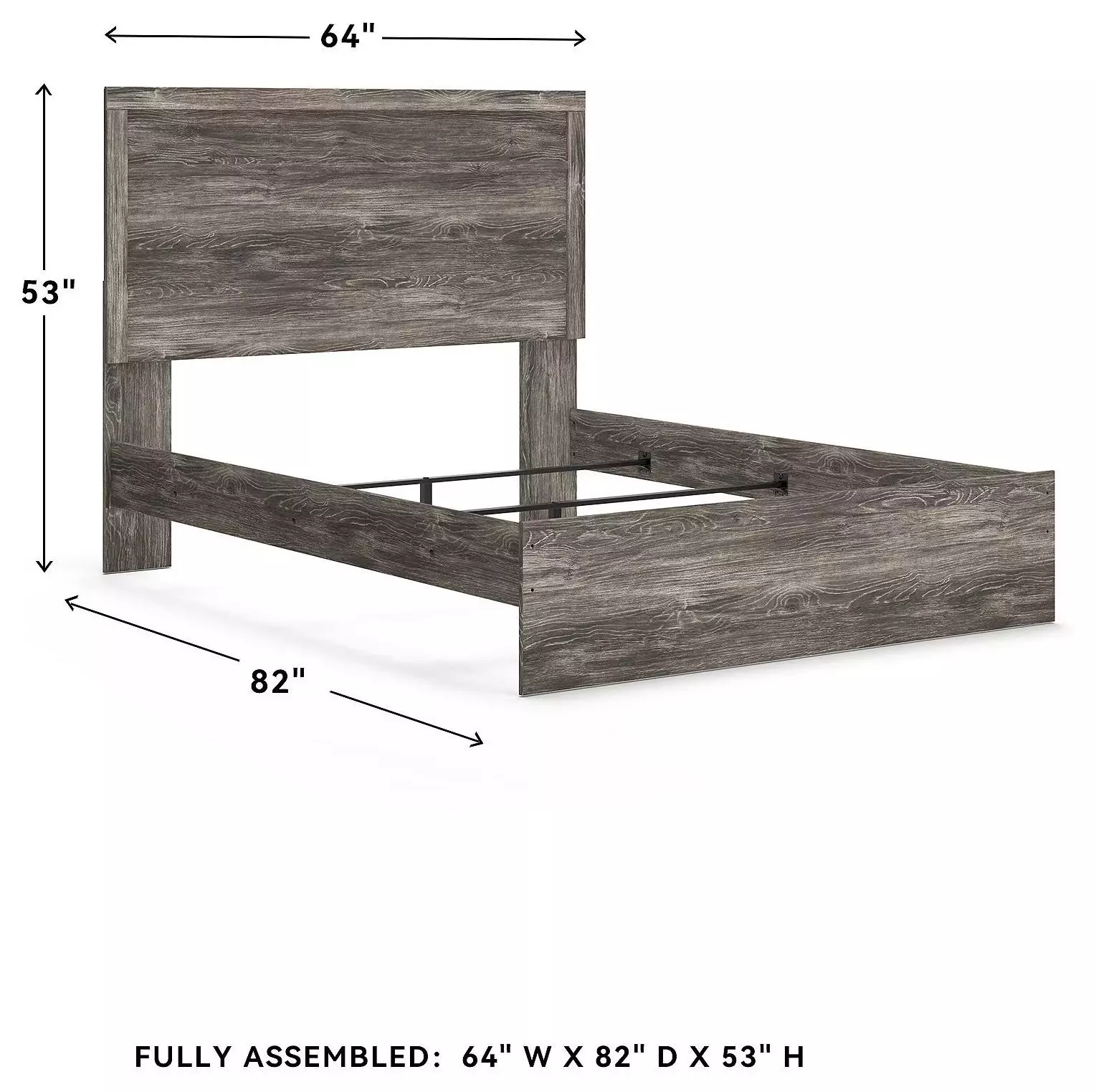 Ralinksi Gray Queen Panel Bed