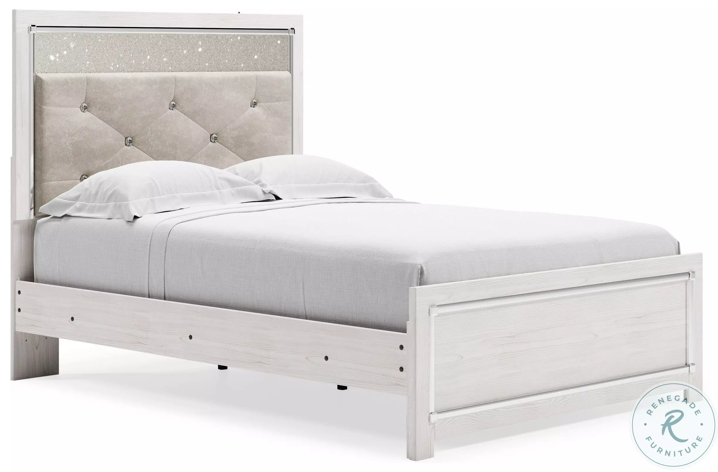 Altyra White Full Panel Bed From ASL-B2640-86 | Coleman Furniture