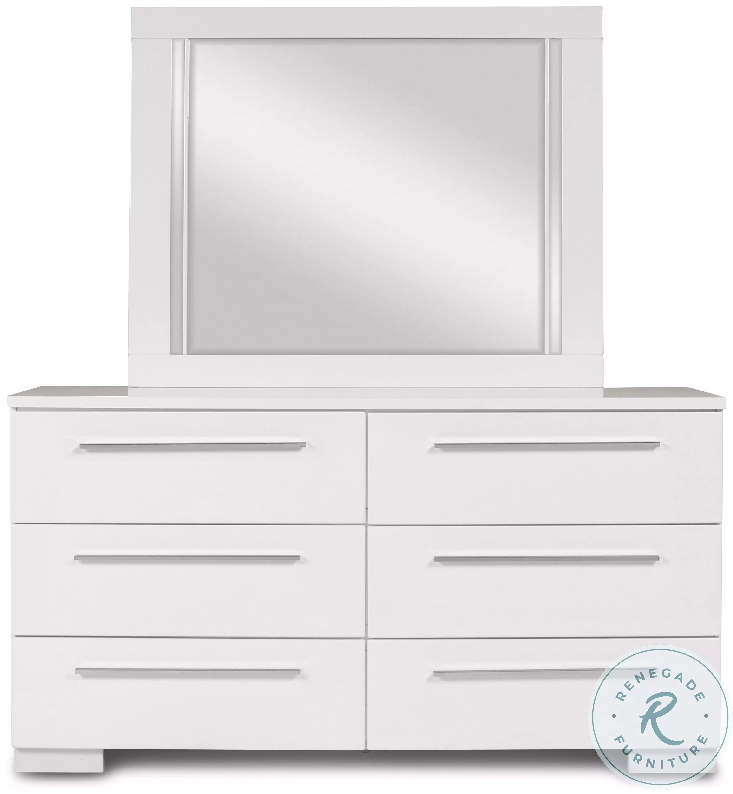 jasmineページ JB King SKYLAR B844B8 Queen Storage Bed, Dresser, Mirror And