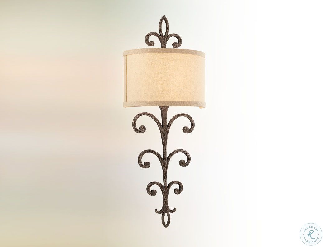 Cottage Bronze Finish with Hardback Linen Shade Troy Lighting B3462 Tattoo Two Light Wall Sconce Cottage Bronze Finish with Hardback Linen Shade Troy Lighting B3462 Tattoo Two Light Wall Sconce