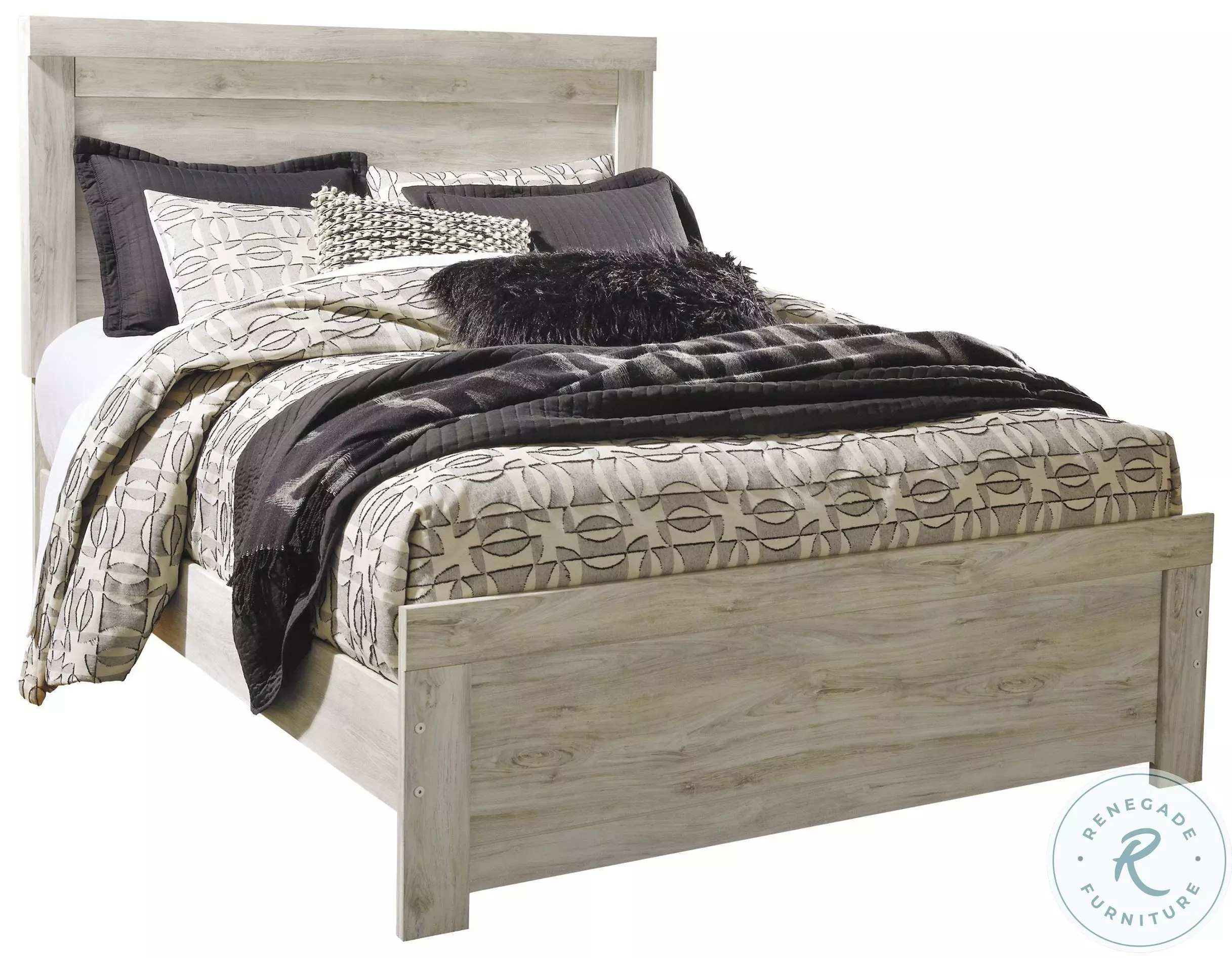Bellaby White Queen Panel Bed from Ashley | Coleman Furniture