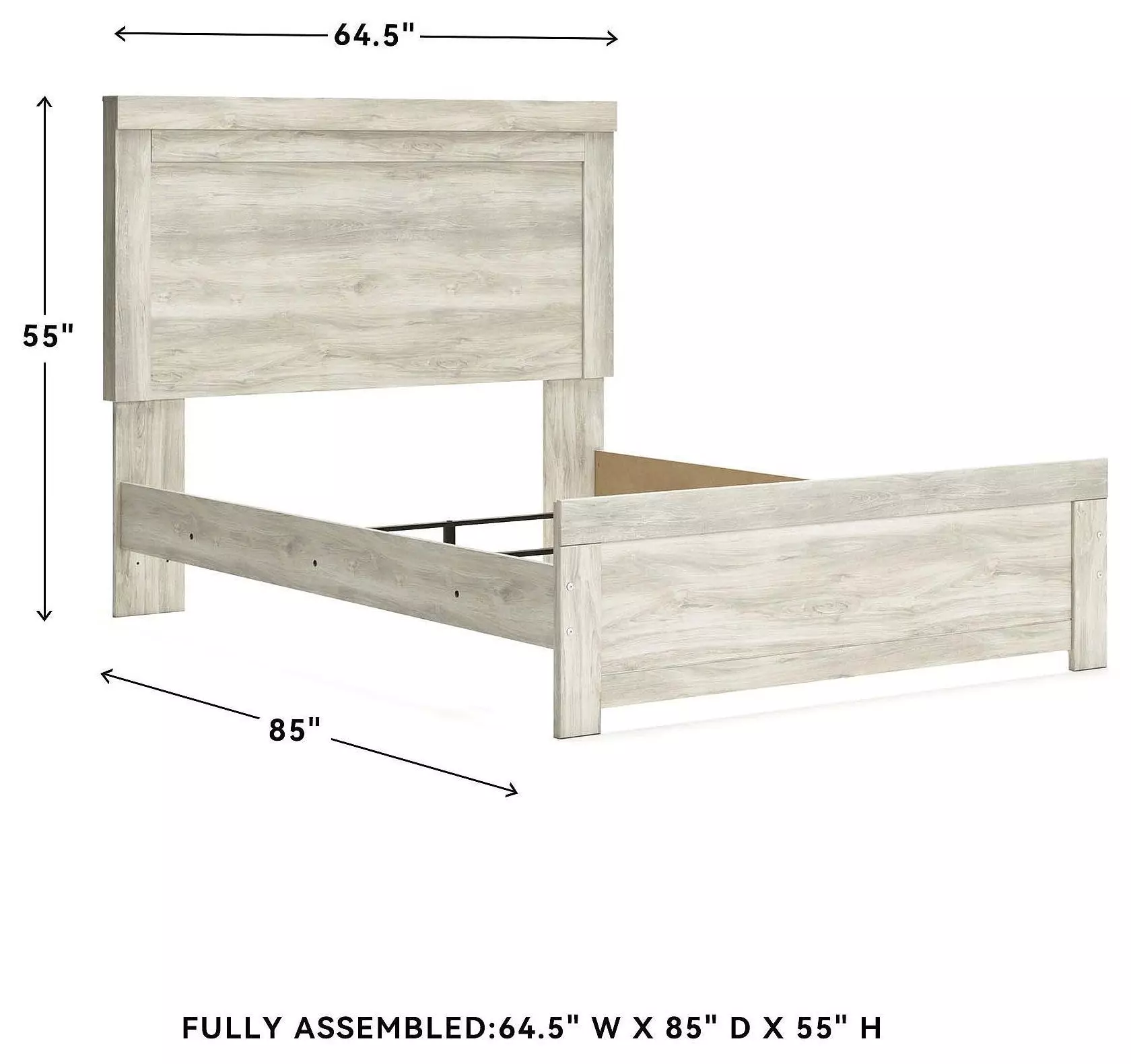 Bellaby Whitewash Queen Panel Bed