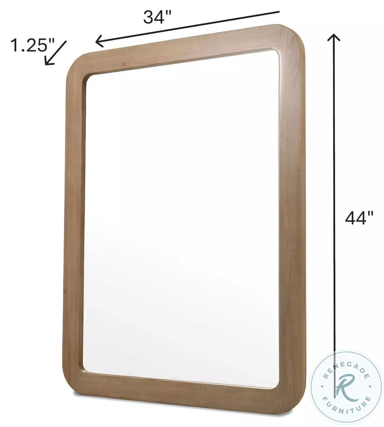 Cypress Sandstone Rectangular Dresser Mirror