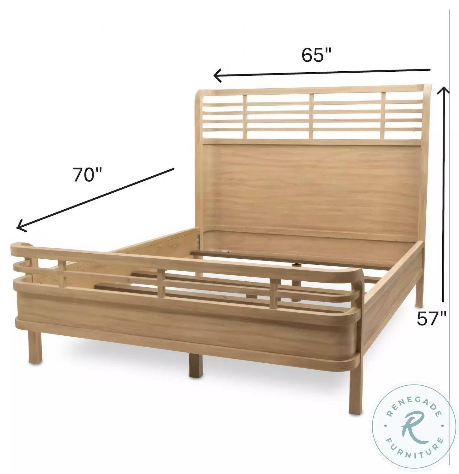 Cypress Sandstone Queen Panel Bed