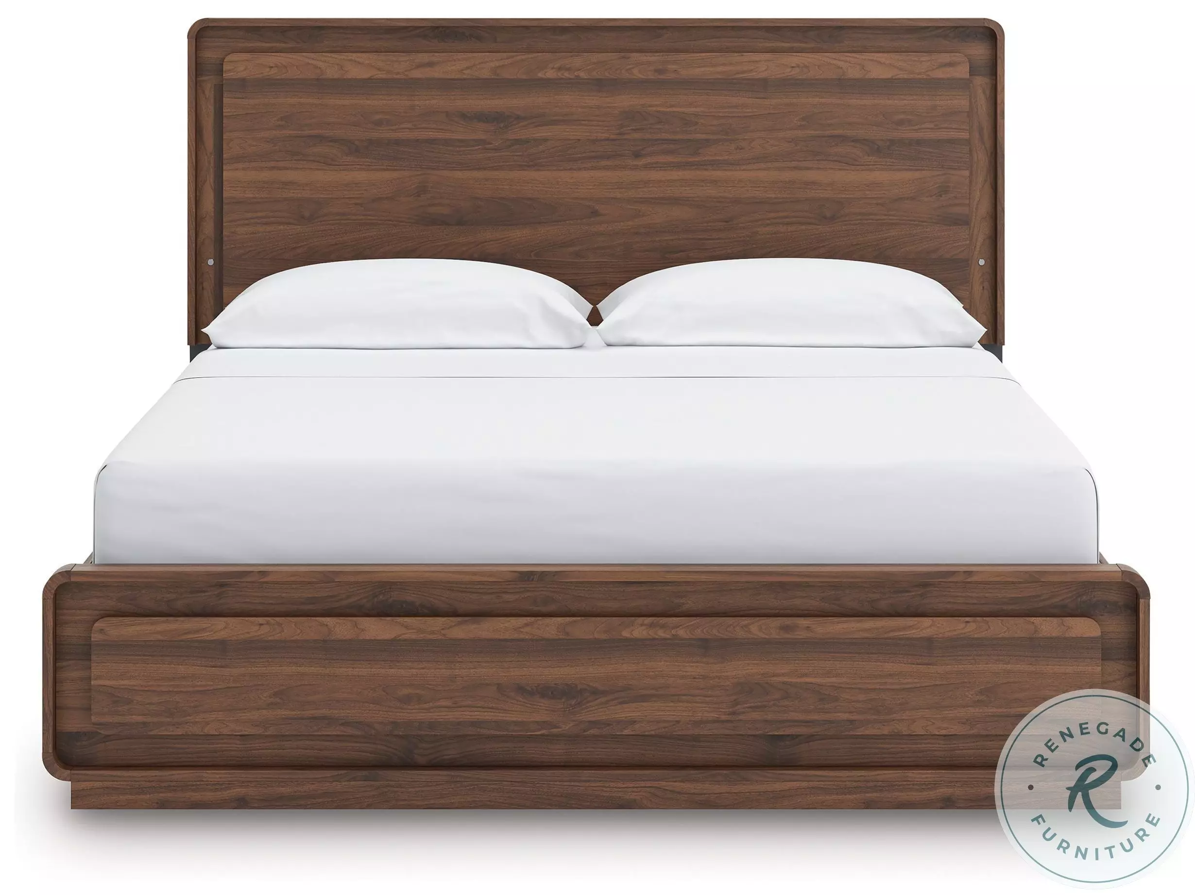 Hollinaze Walnut Brown California King Panel Bed From Ashley