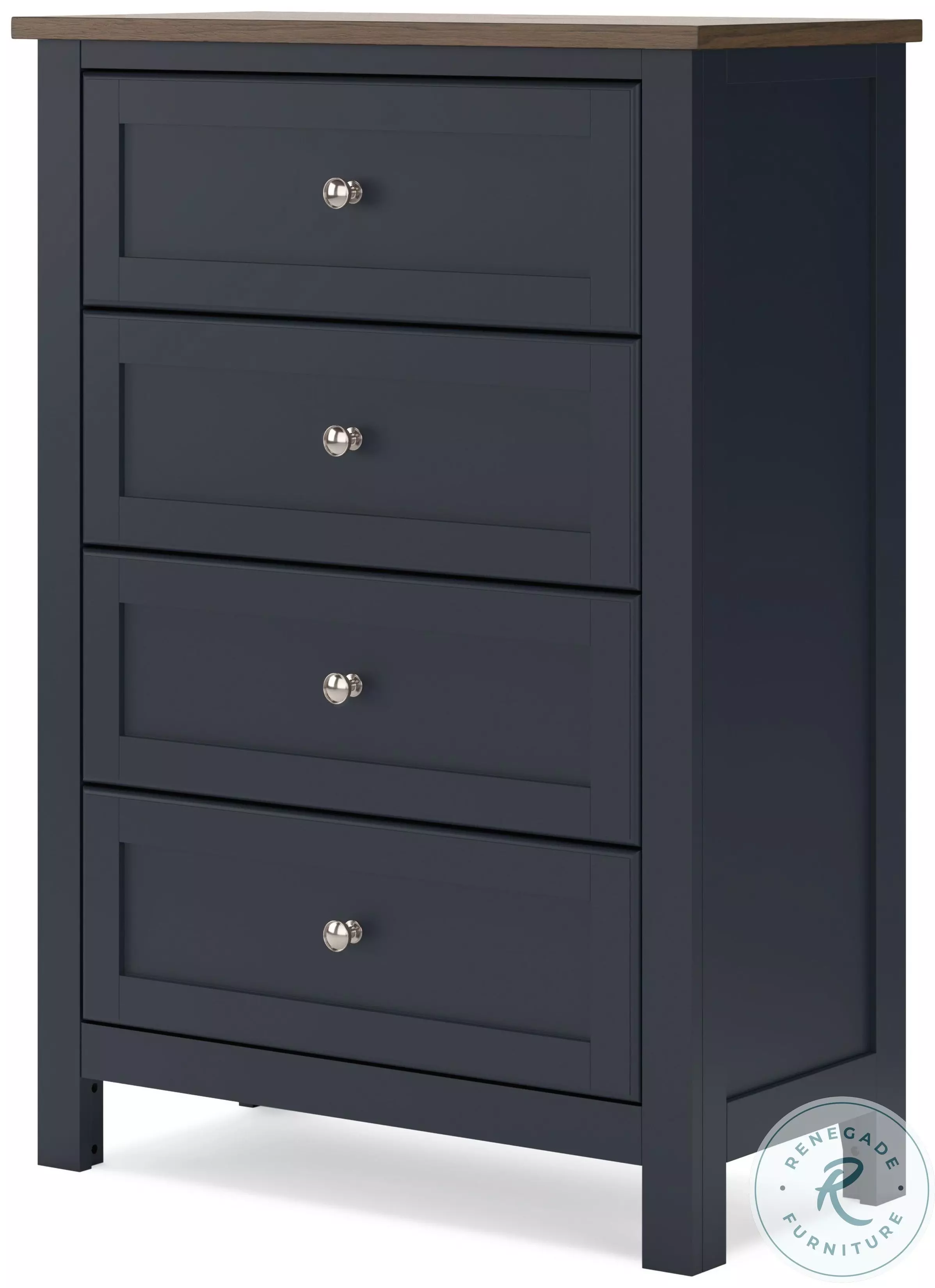blue 4 drawer dresser Carlyle Campaign Dresser Navy | 4-Drawer Chest