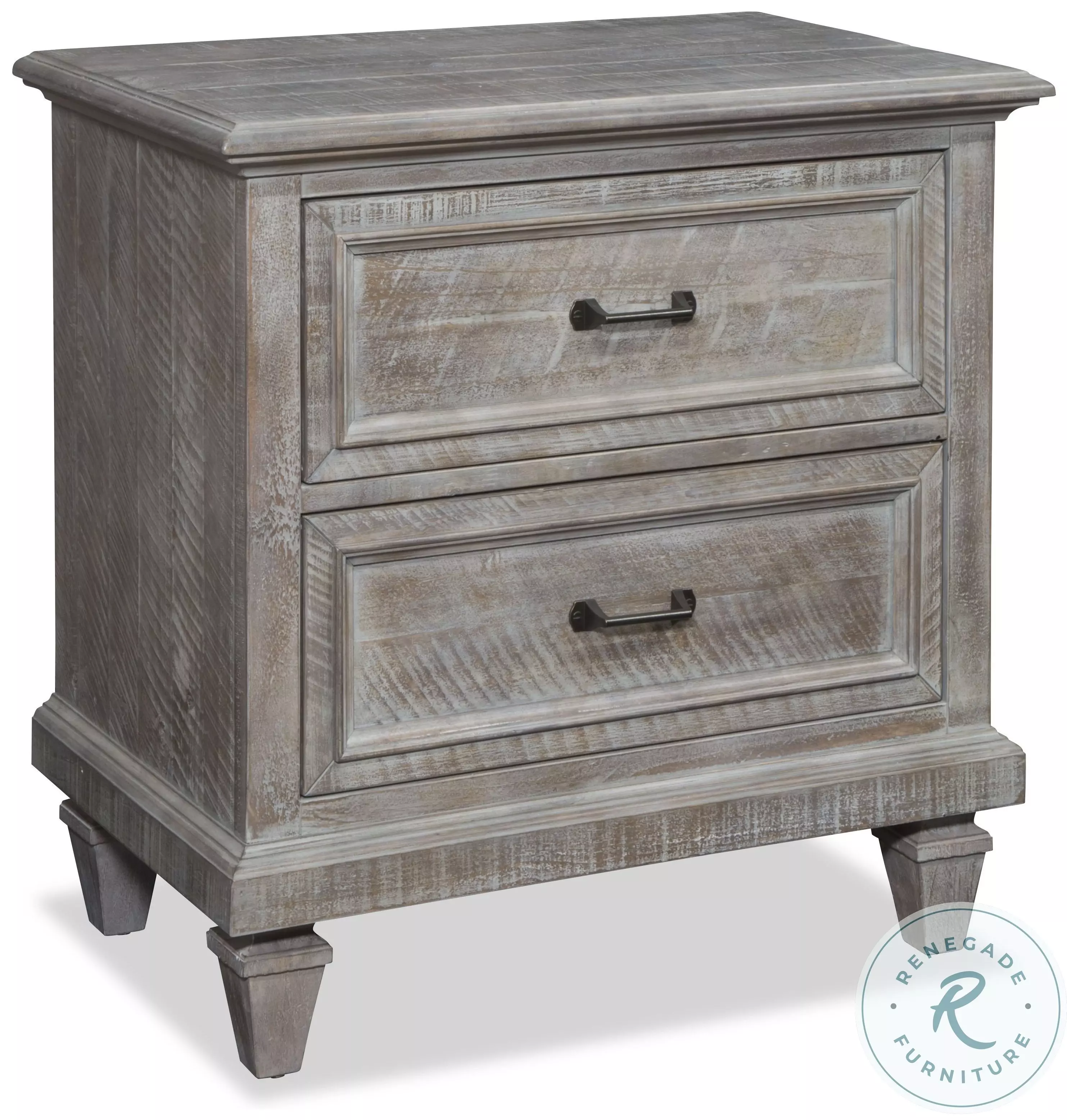 Lancaster Dove Tail Grey 2 Drawer Nightstand from Magnussen Home