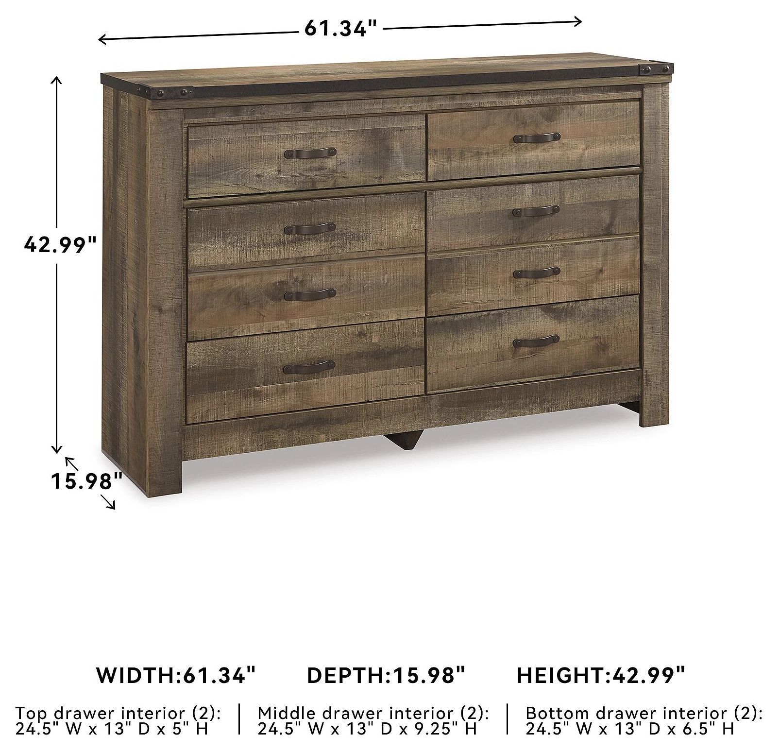 Trinell Brown Dresser