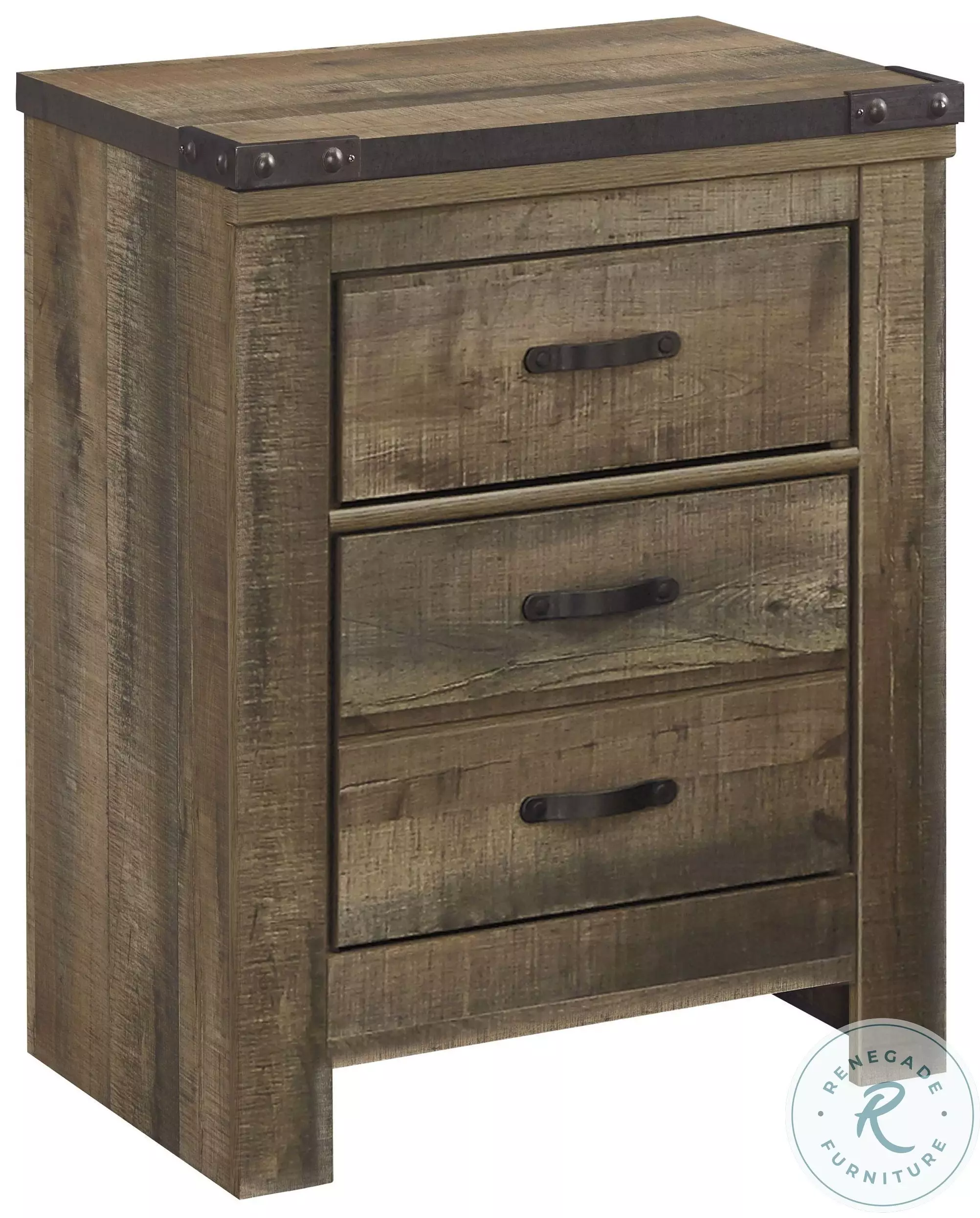 Trinell Brown Two Drawer Night Stand from Ashley (B446-92