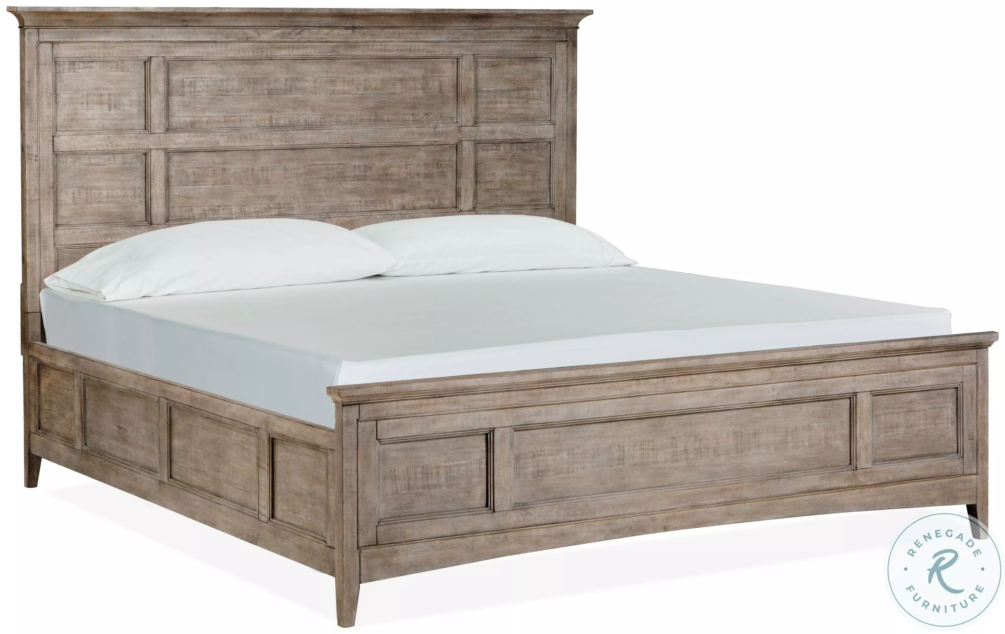 Paxton Place Dovetail Grey King Panel Bed From Home Gallery Stores