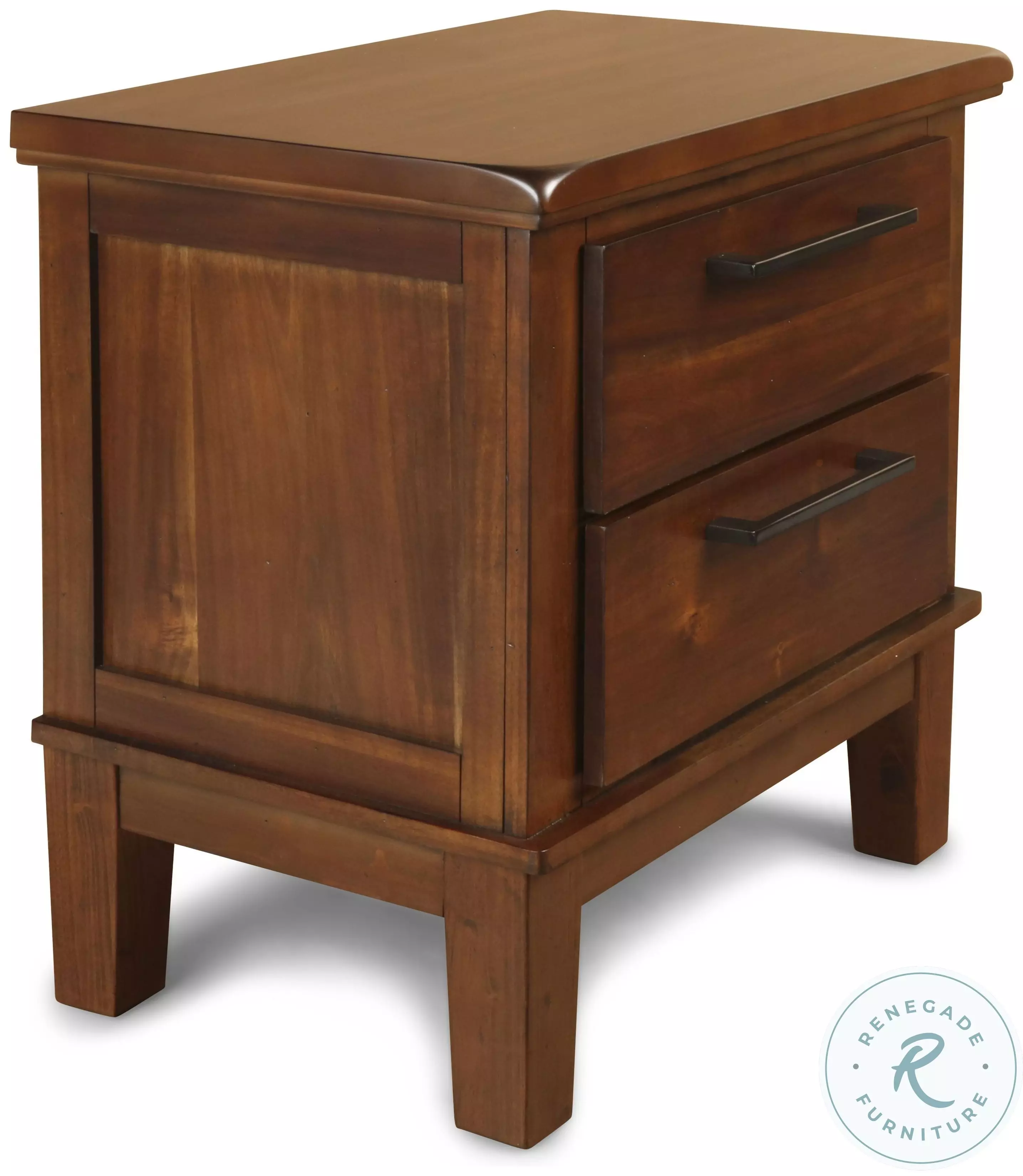 Cagney Chestnut Nightstand from New Classic | Coleman Furniture
