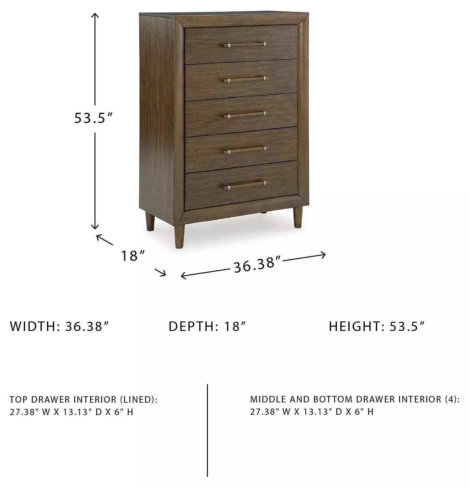 Lyncott Medium Brown Chest