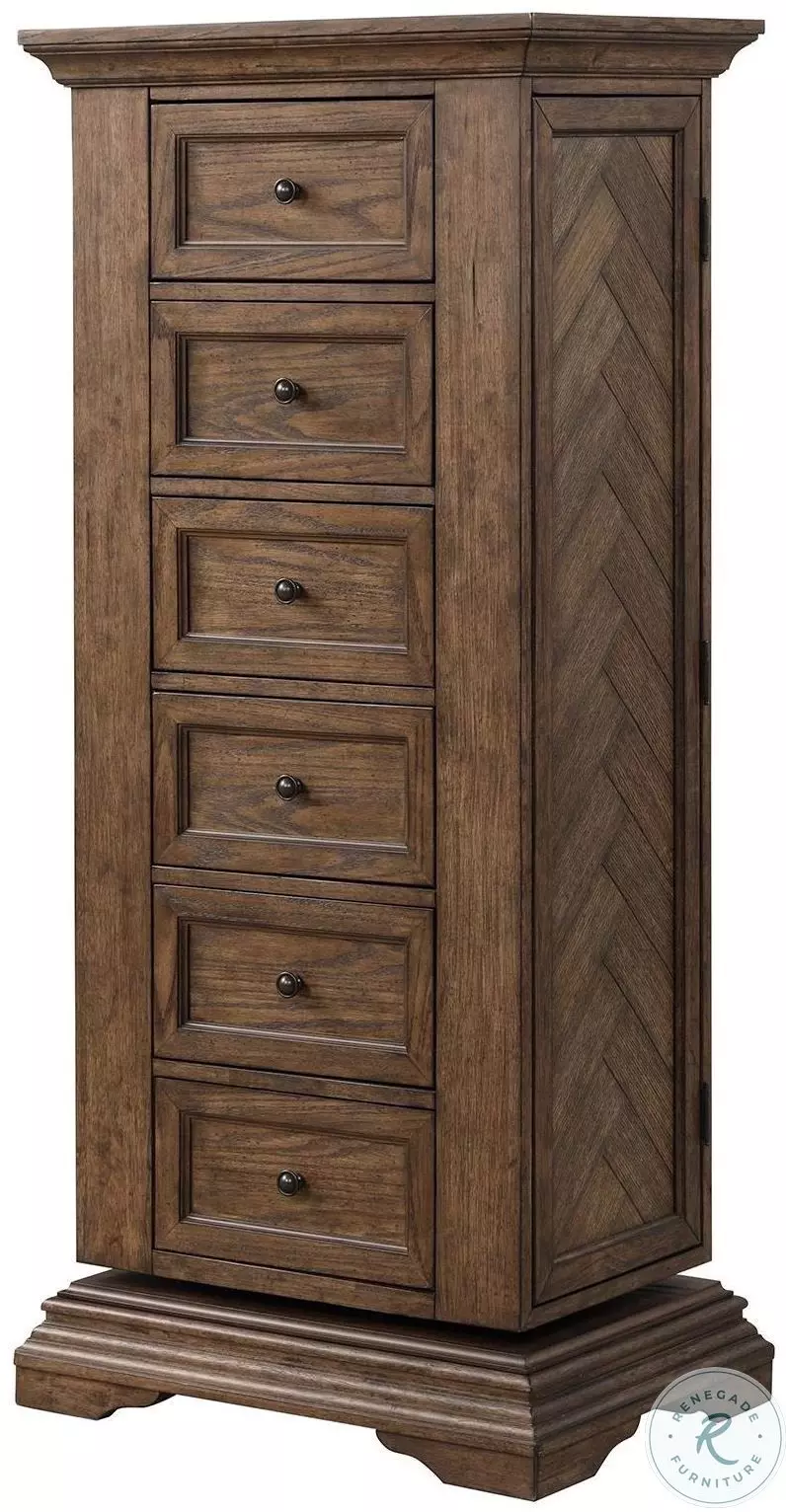 Mar Vista Walnut Swivel Lingerie Chest From New Classic | Coleman