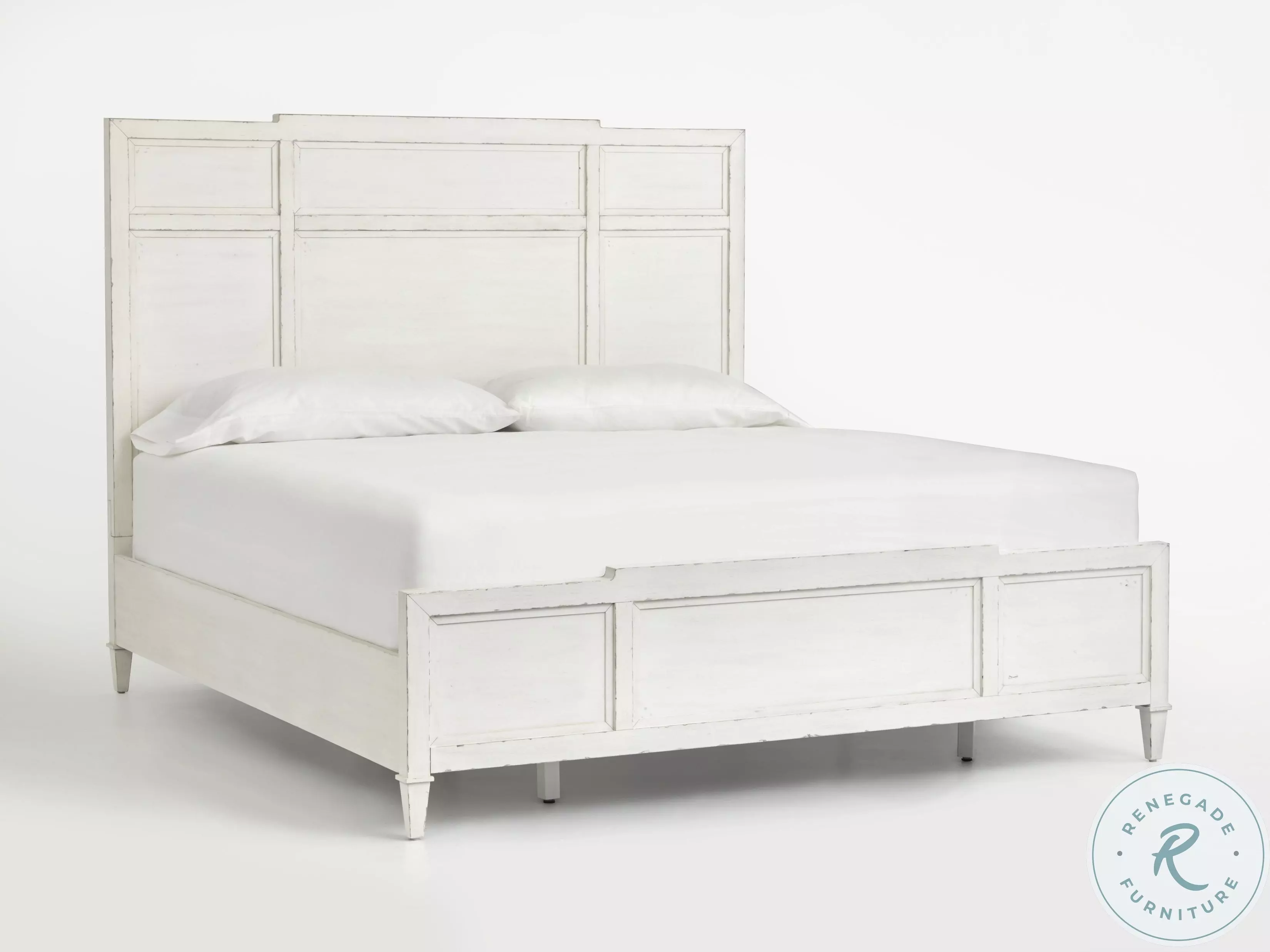 Hawthorne Bay White California King Panel Bed From Crafted Spaces ...