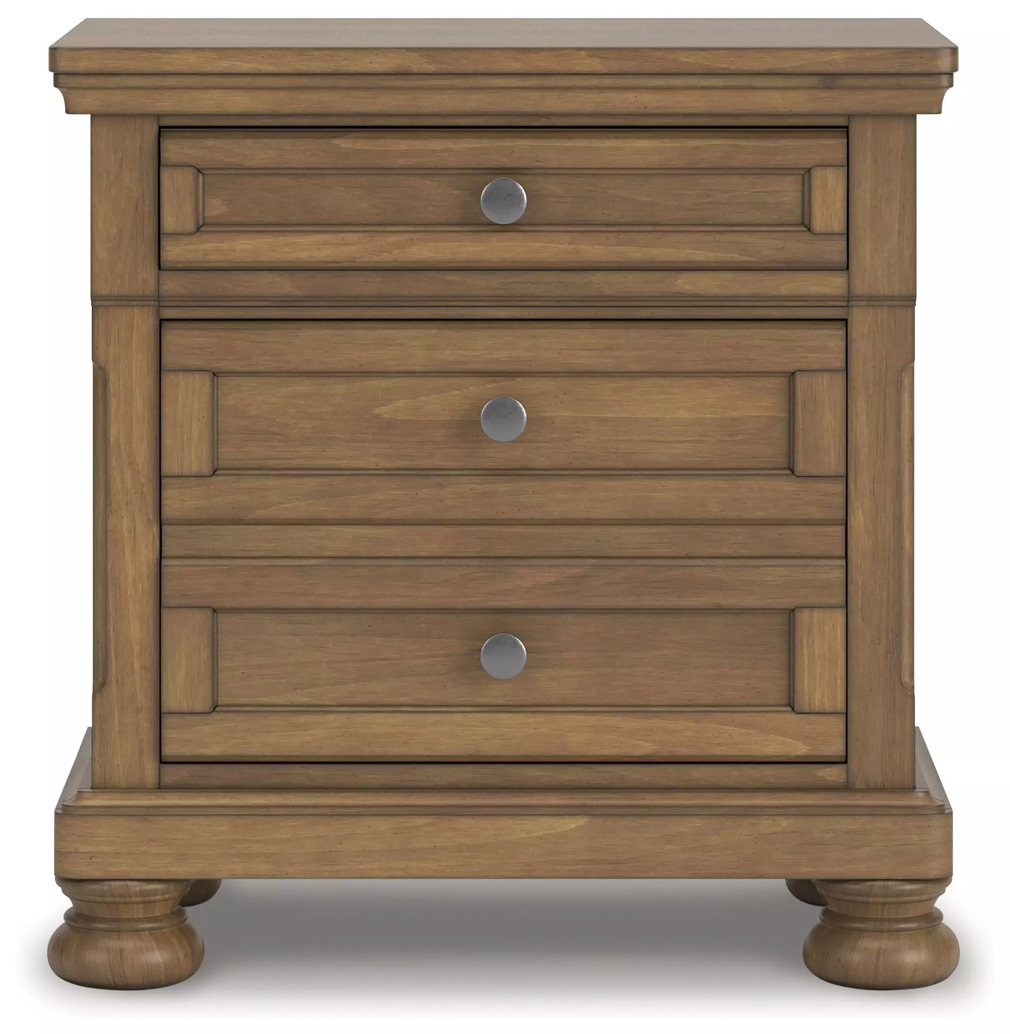 Vandenmore Medium Brown 2 Drawer Nightstand From Ashley Furniture