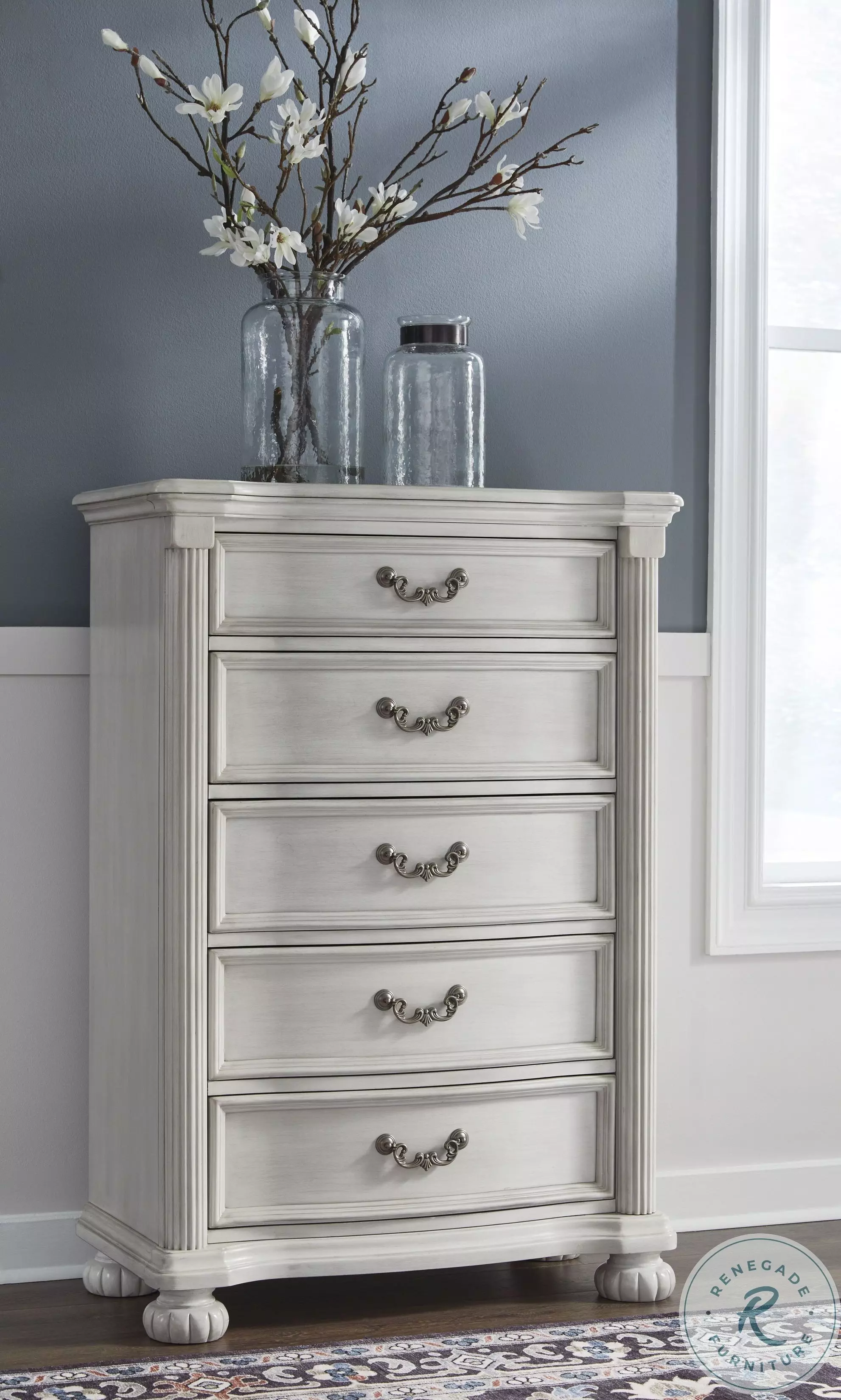 Ashley furniture ホワイト タンス 5段 Ashley furniture ホワイト タンス 5段