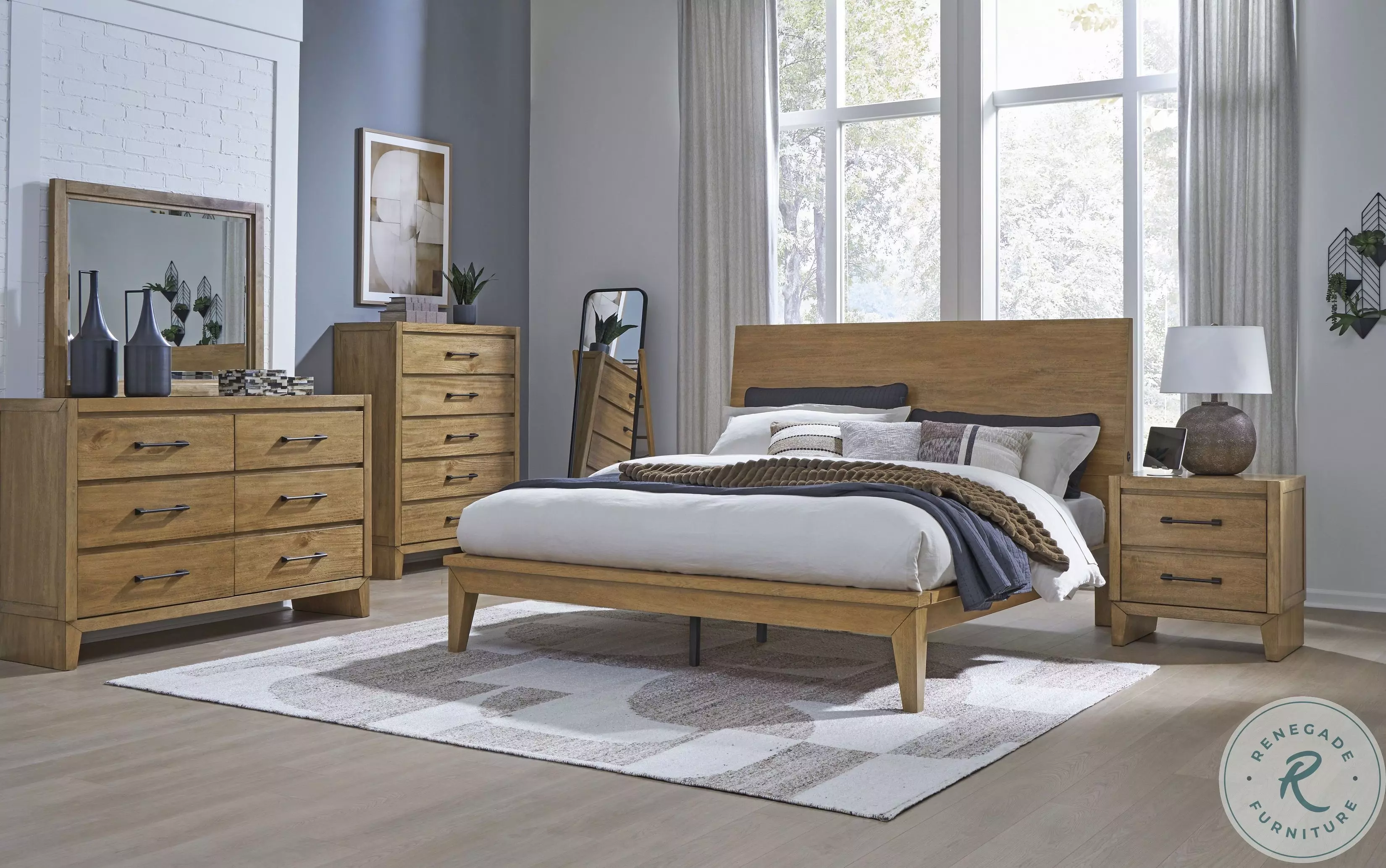 Queen of Allendale さま専用 Arlendyne Antique White Queen 4 Piece Bedroom Set - Georgia