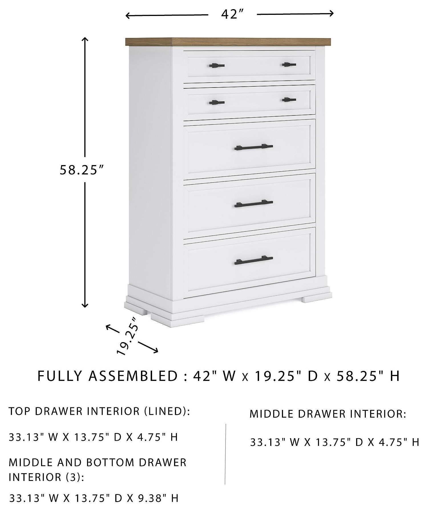 Ashbryn White And Natural Chest