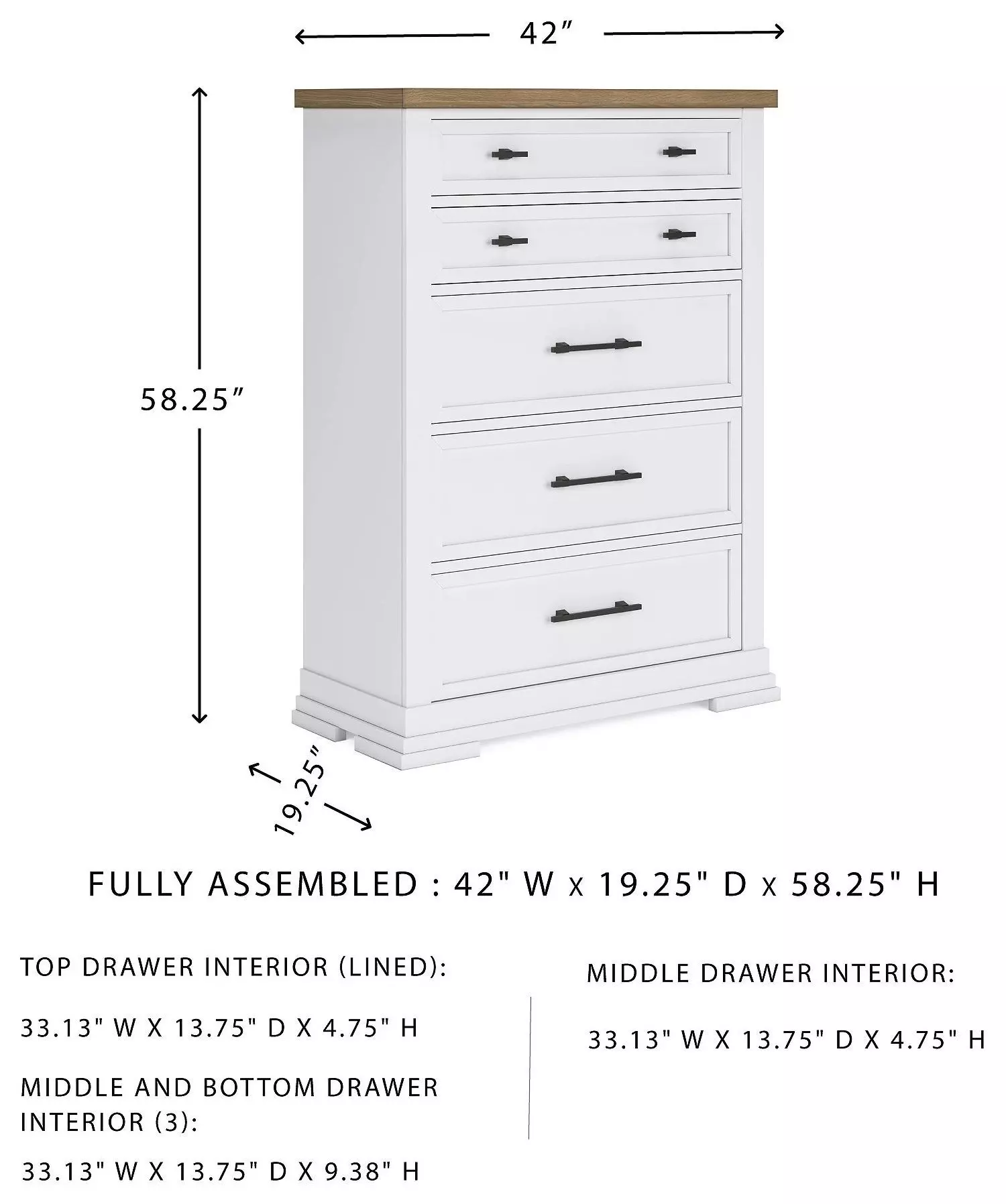 Ashbryn White And Natural Chest