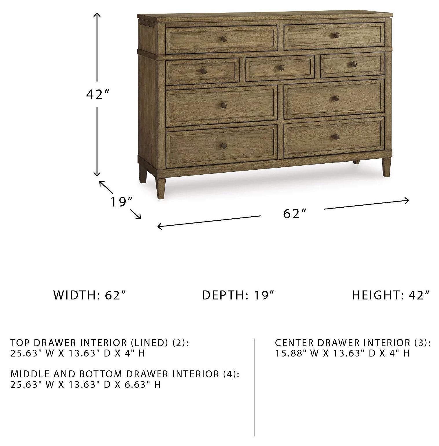 Sharlance Brown Dresser