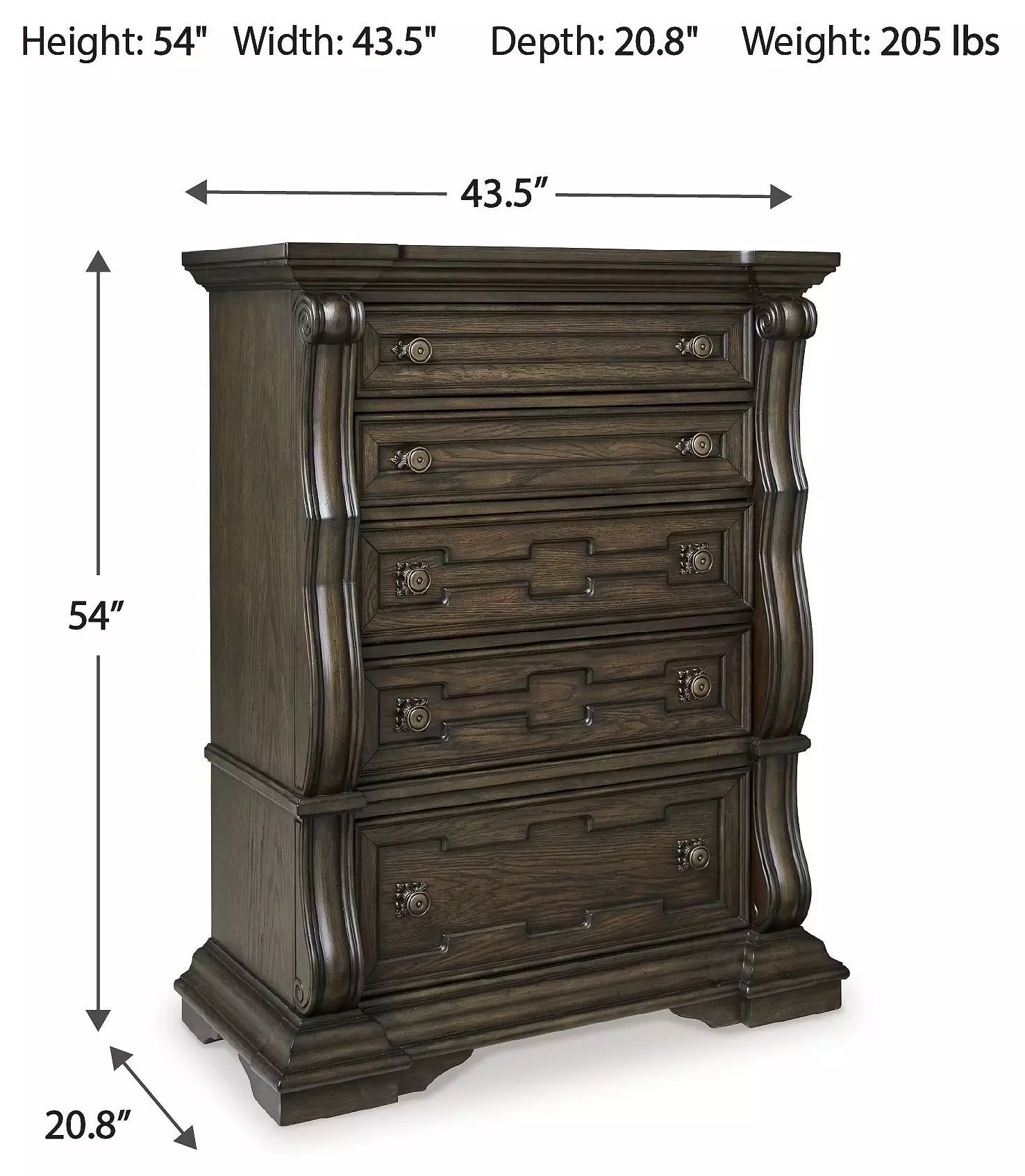 Maylee Dark Brown Chest