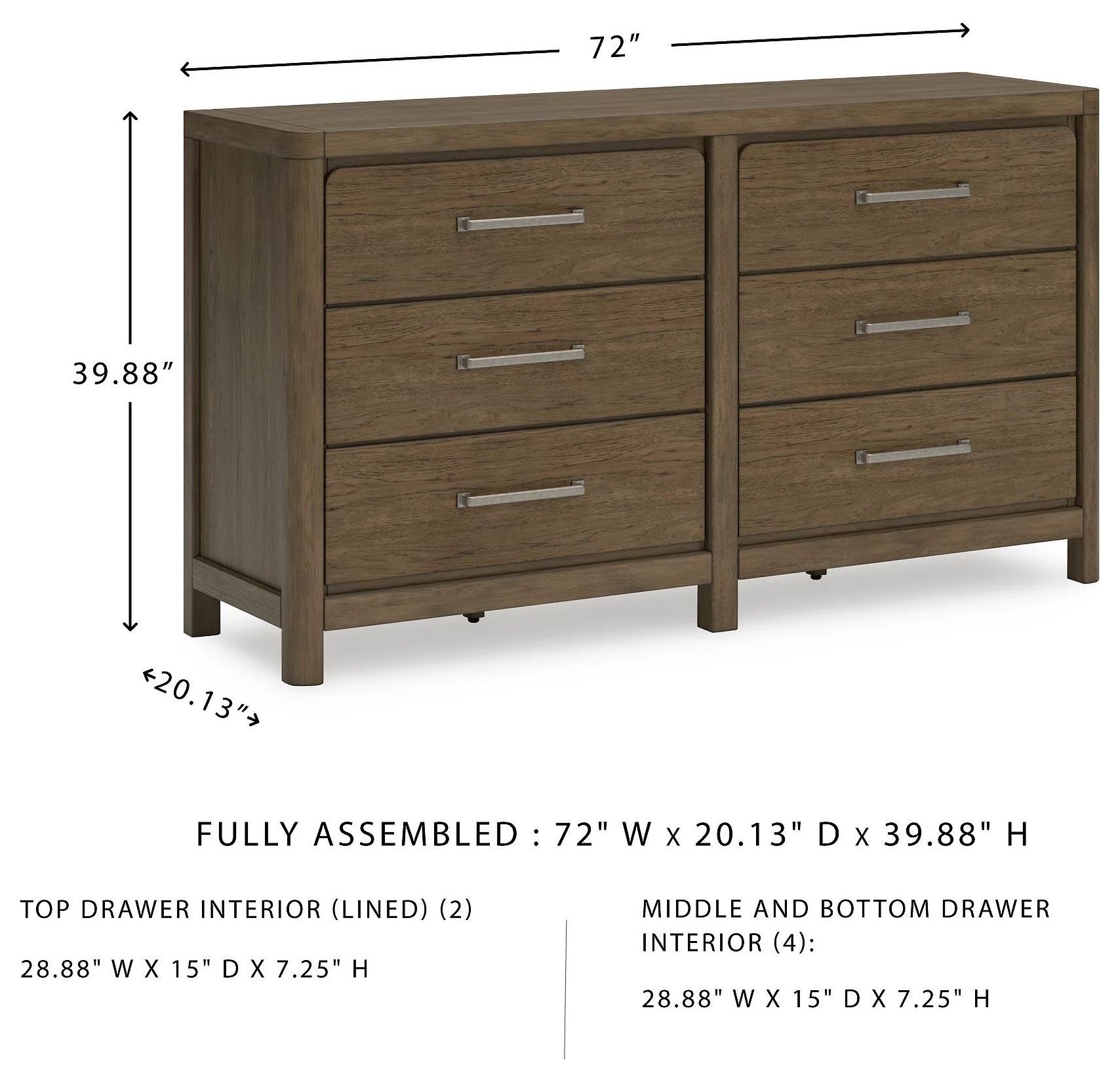 Cabalynn Light Brown Dresser