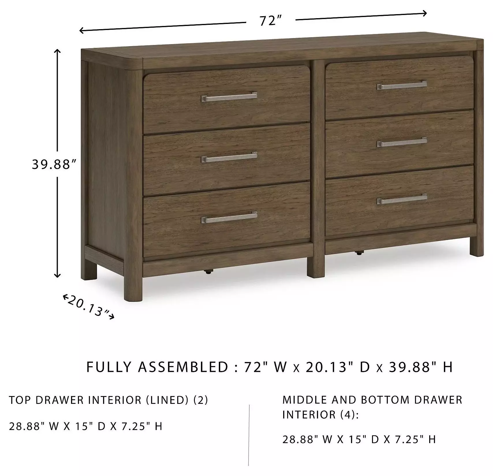 Cabalynn Light Brown Dresser