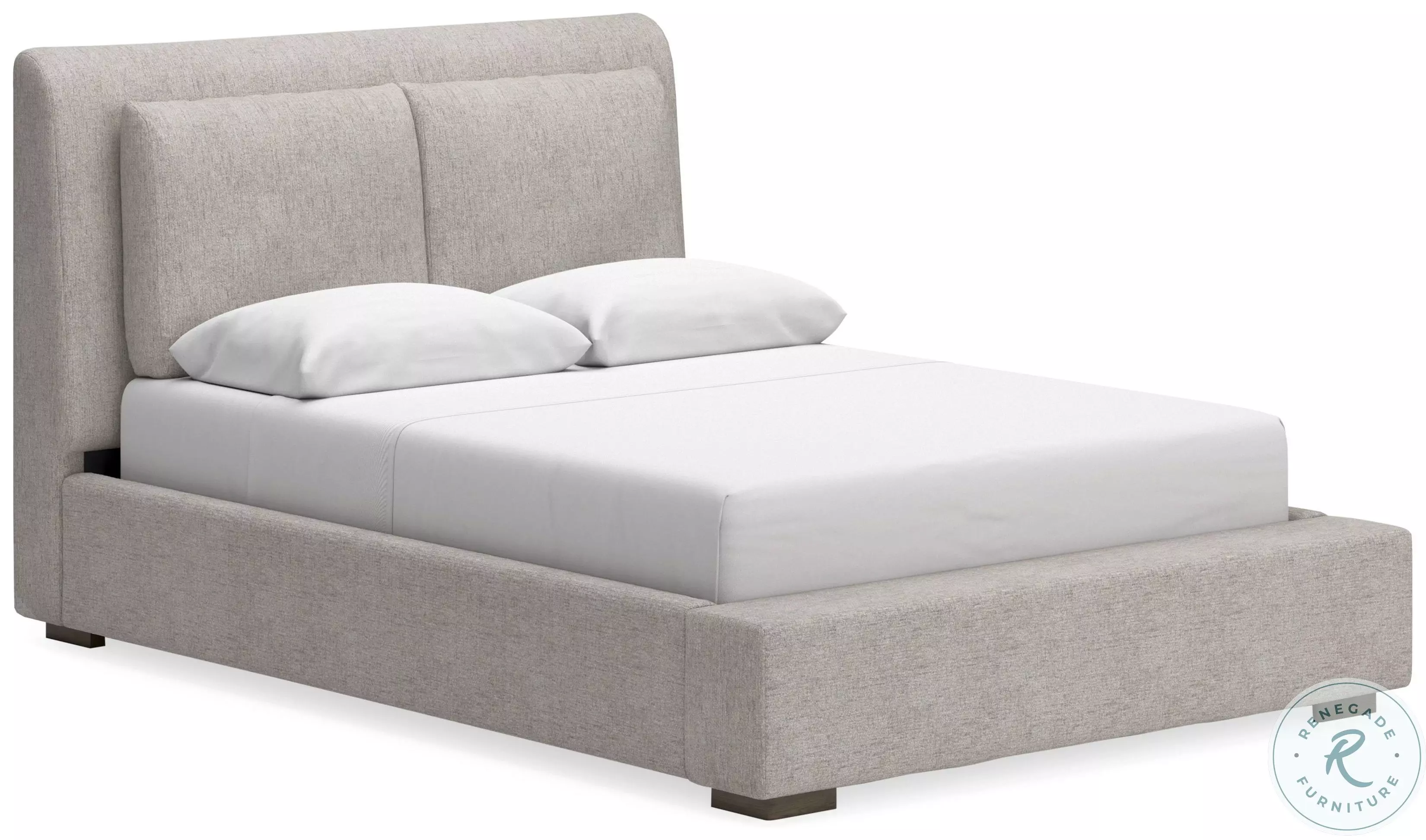 Queen of Allendale さま専用 Cabalynn Light Brown Queen Upholstered Panel Bed From Ashley
